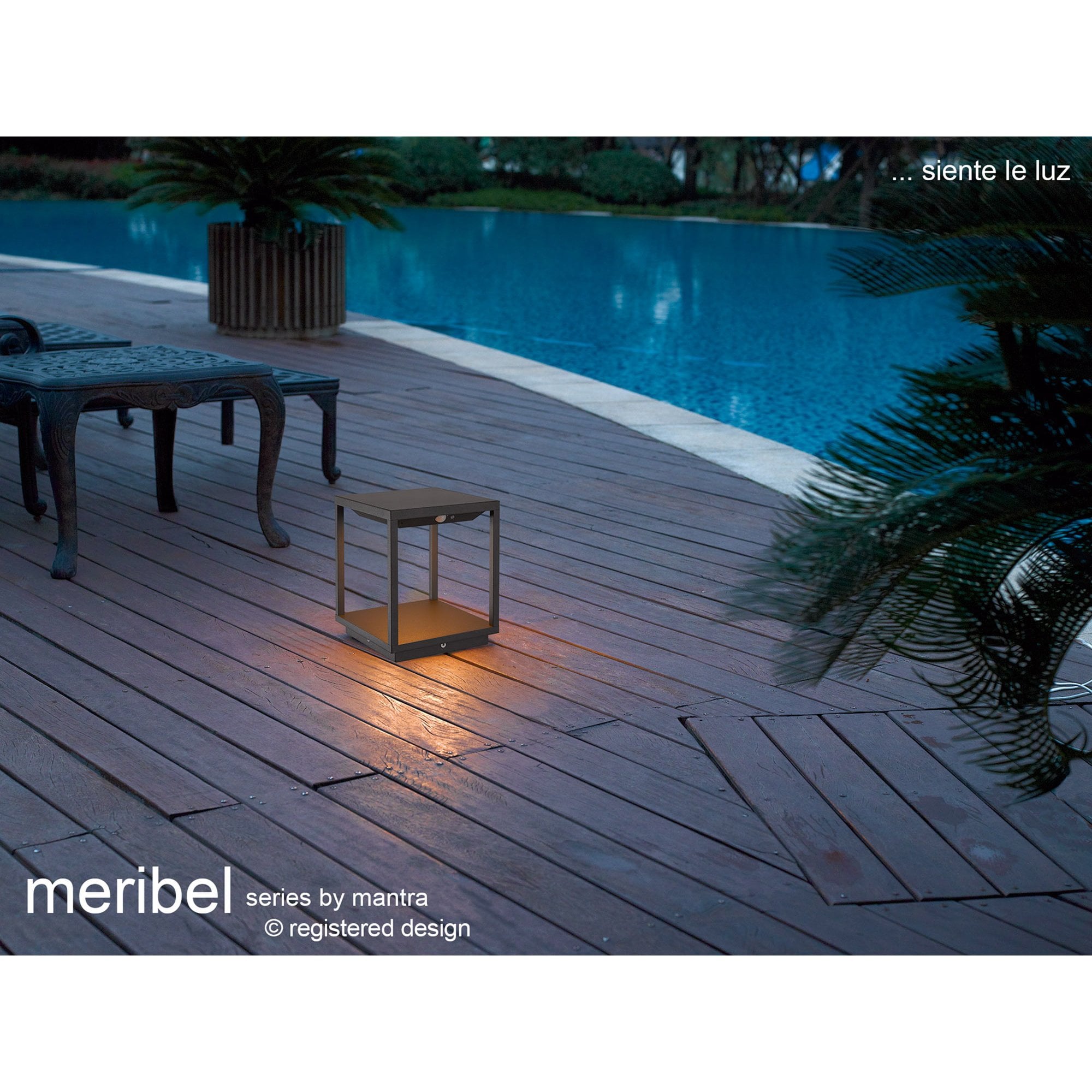 Mantra Meribel Solar/Sensor Portable Lamp
