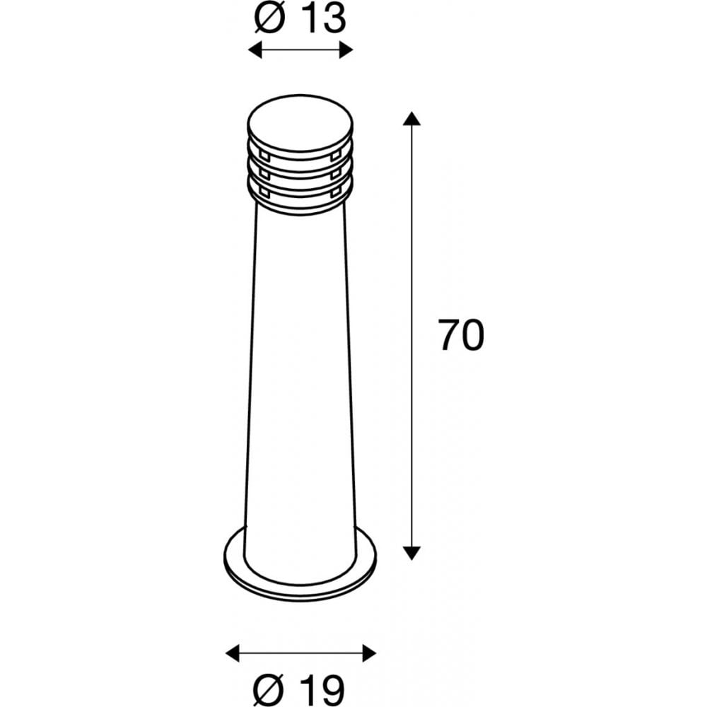 SLV Rusty 70 LED Bollard