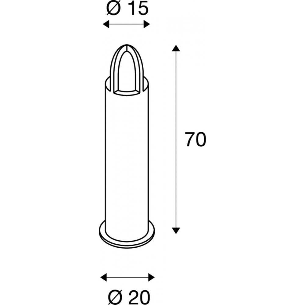 SLV Rusty Cone 70 Bollard