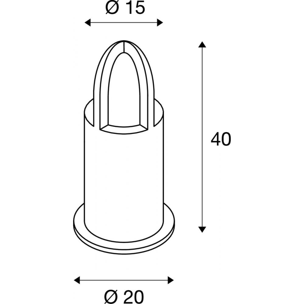 SLV Rusty Cone 40 Bollard