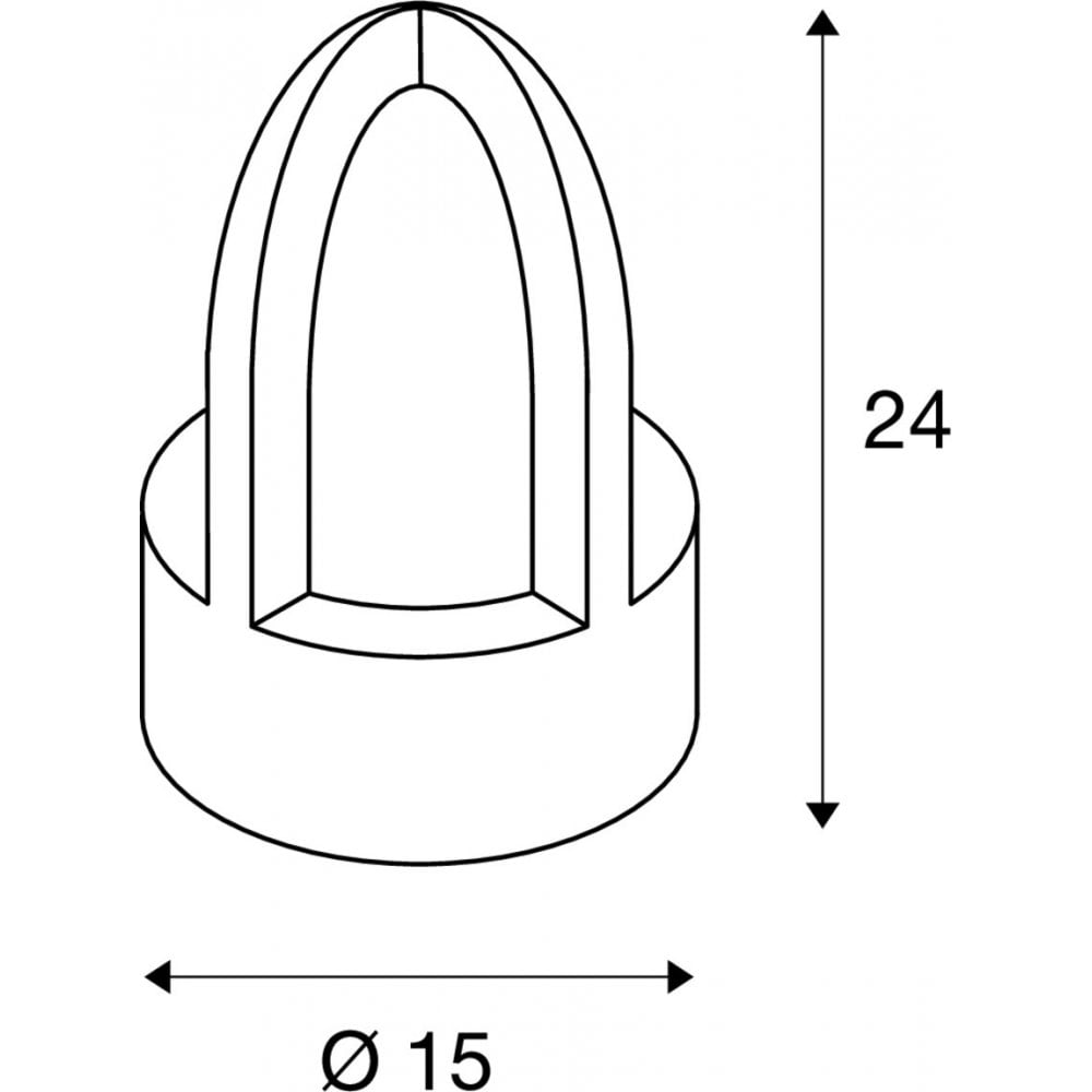 SLV Rusty Cone 24 Mini Bollard