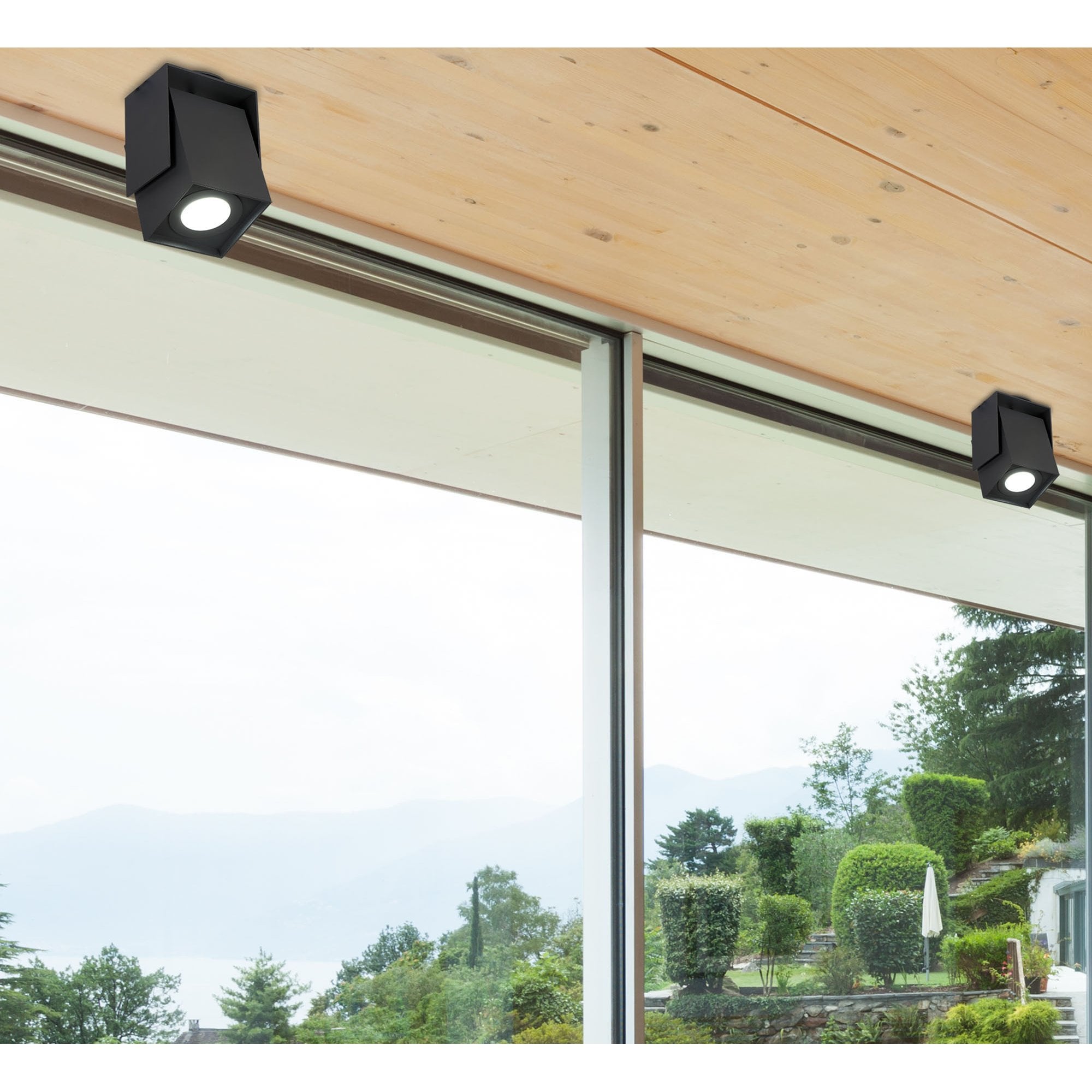 Fabula Armstrong Adjustable Square Spotlight - Sand Anthracite