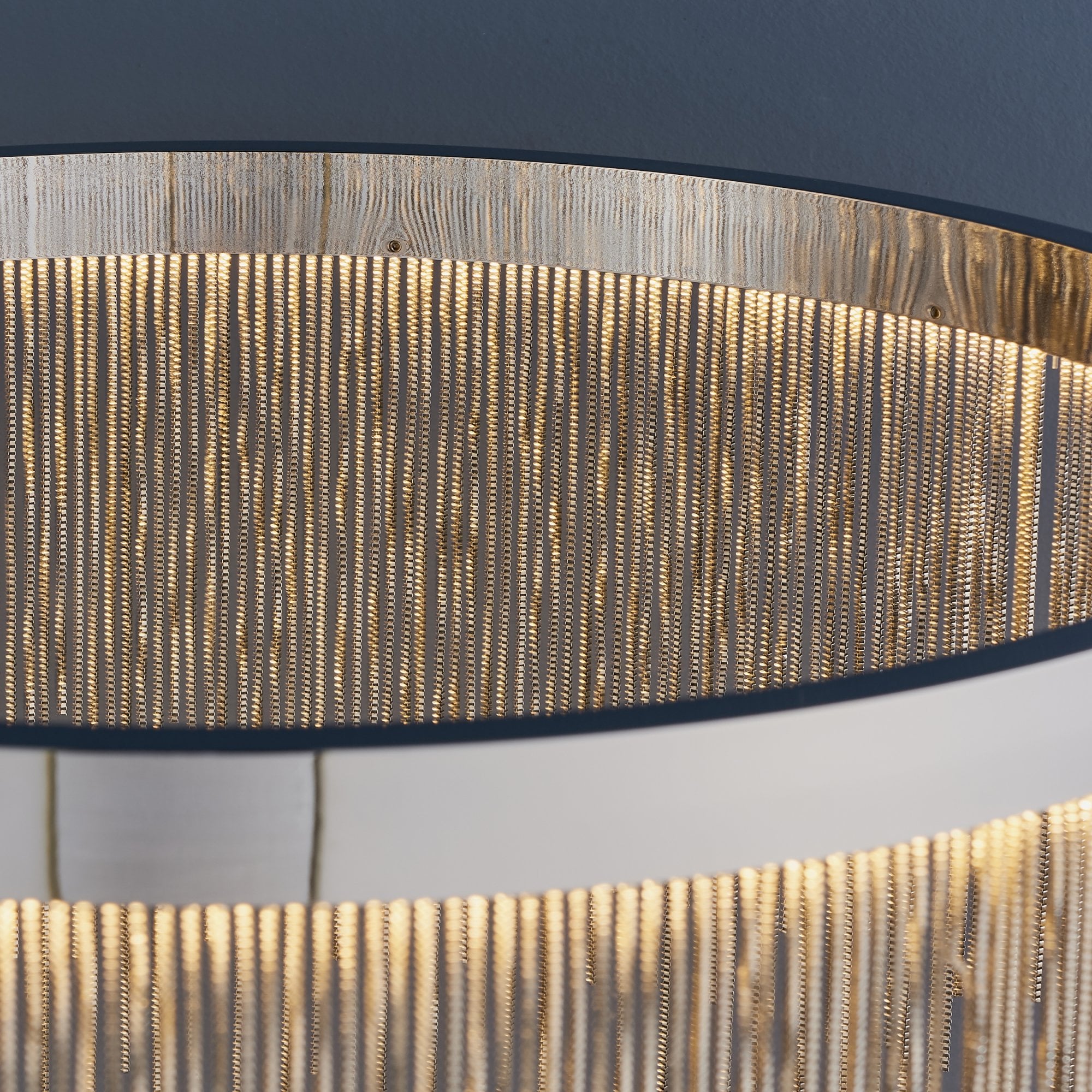 Endon Zelma Single Light Pendant - Chrome Plate & Silver Effect Chain