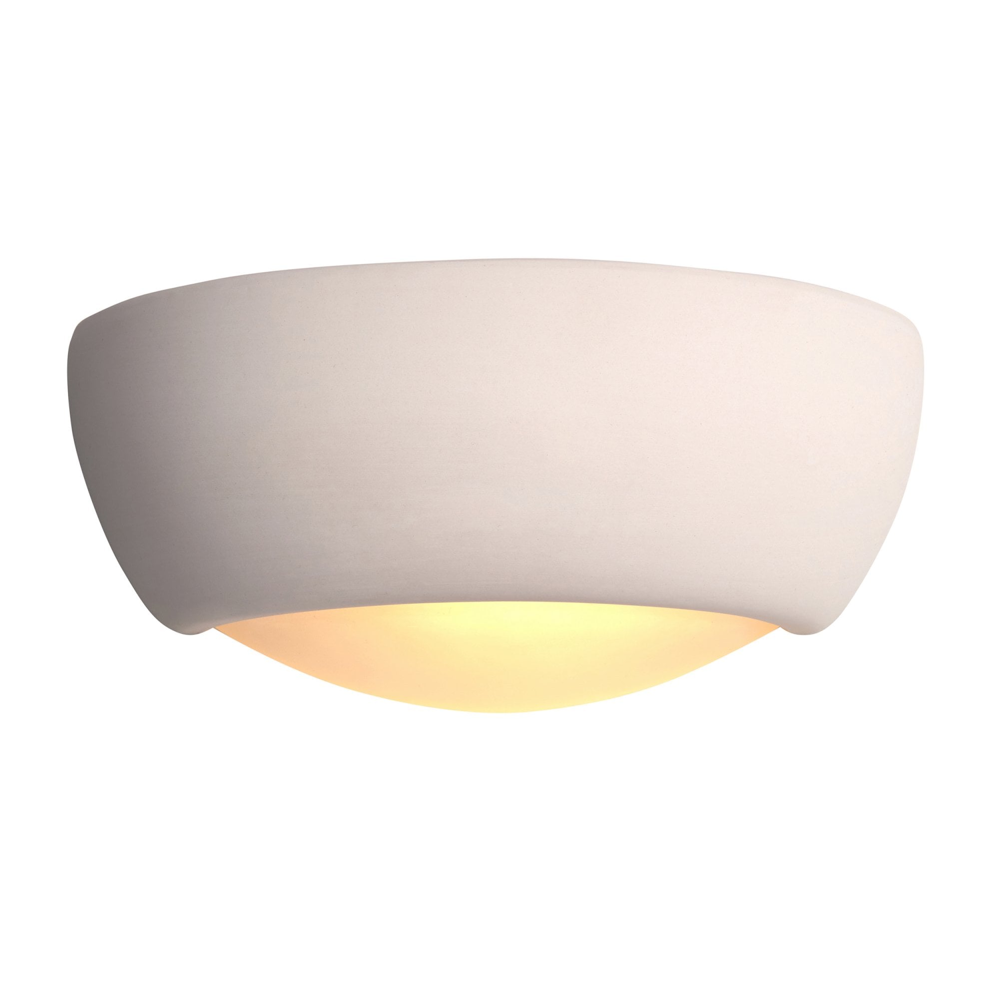 Endon Eton Single Light Wall Light - Unglazed Ceramic