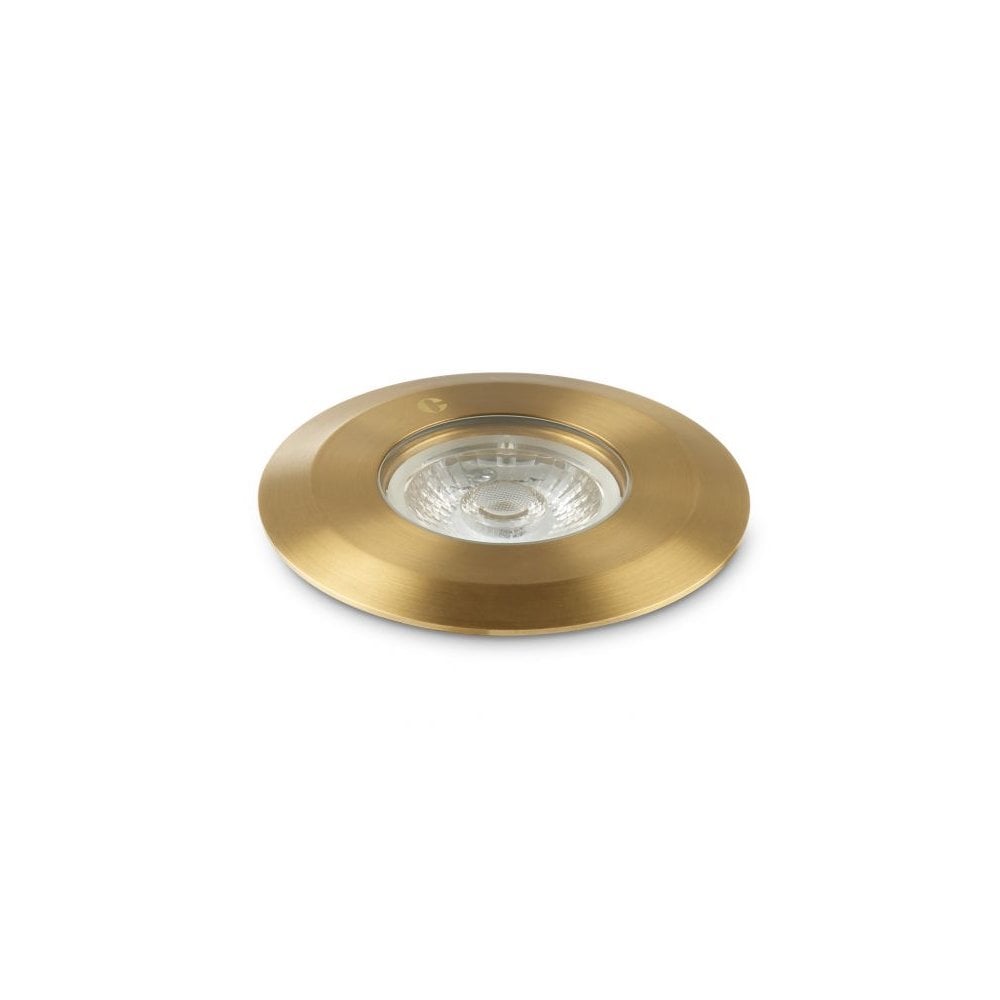 Collingwood GL038 SPS LED Ground Light - Antique Brass - Straight to Mains