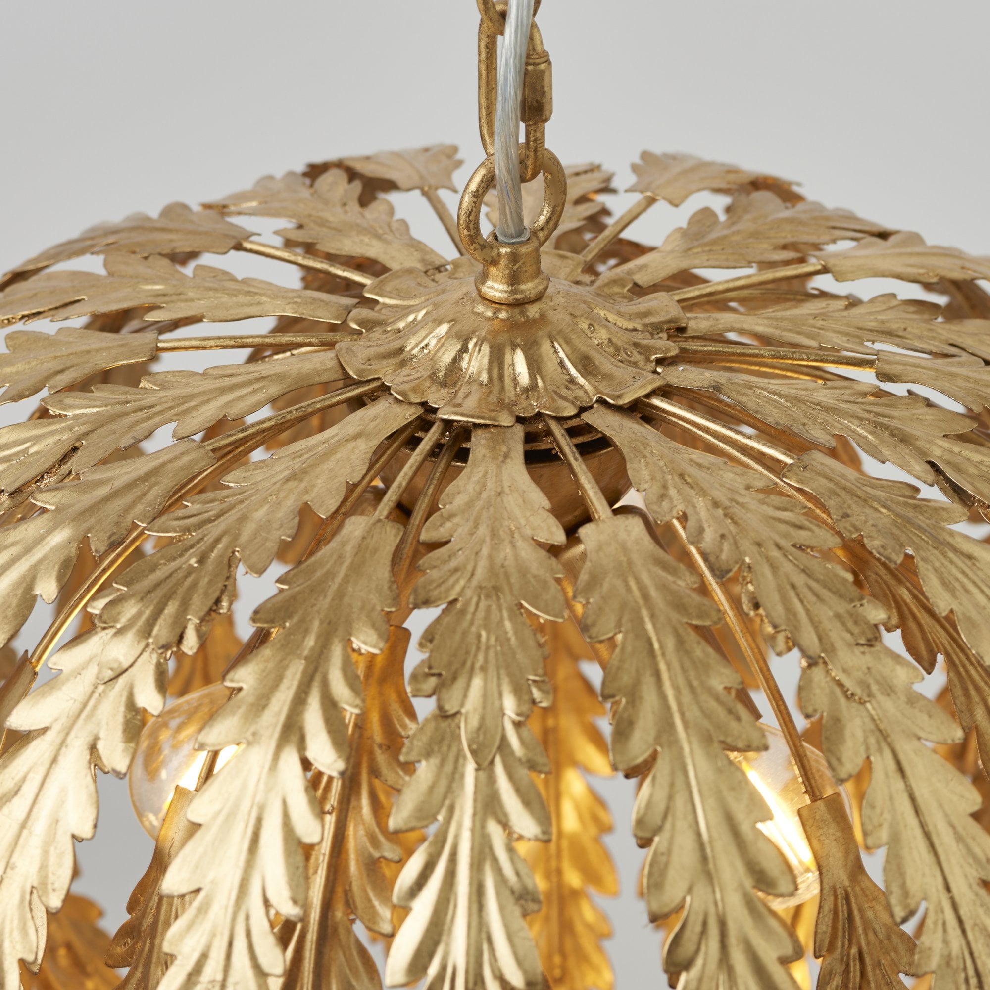 Endon Delphine 3 Light Pendant  - Gold Effect Paint