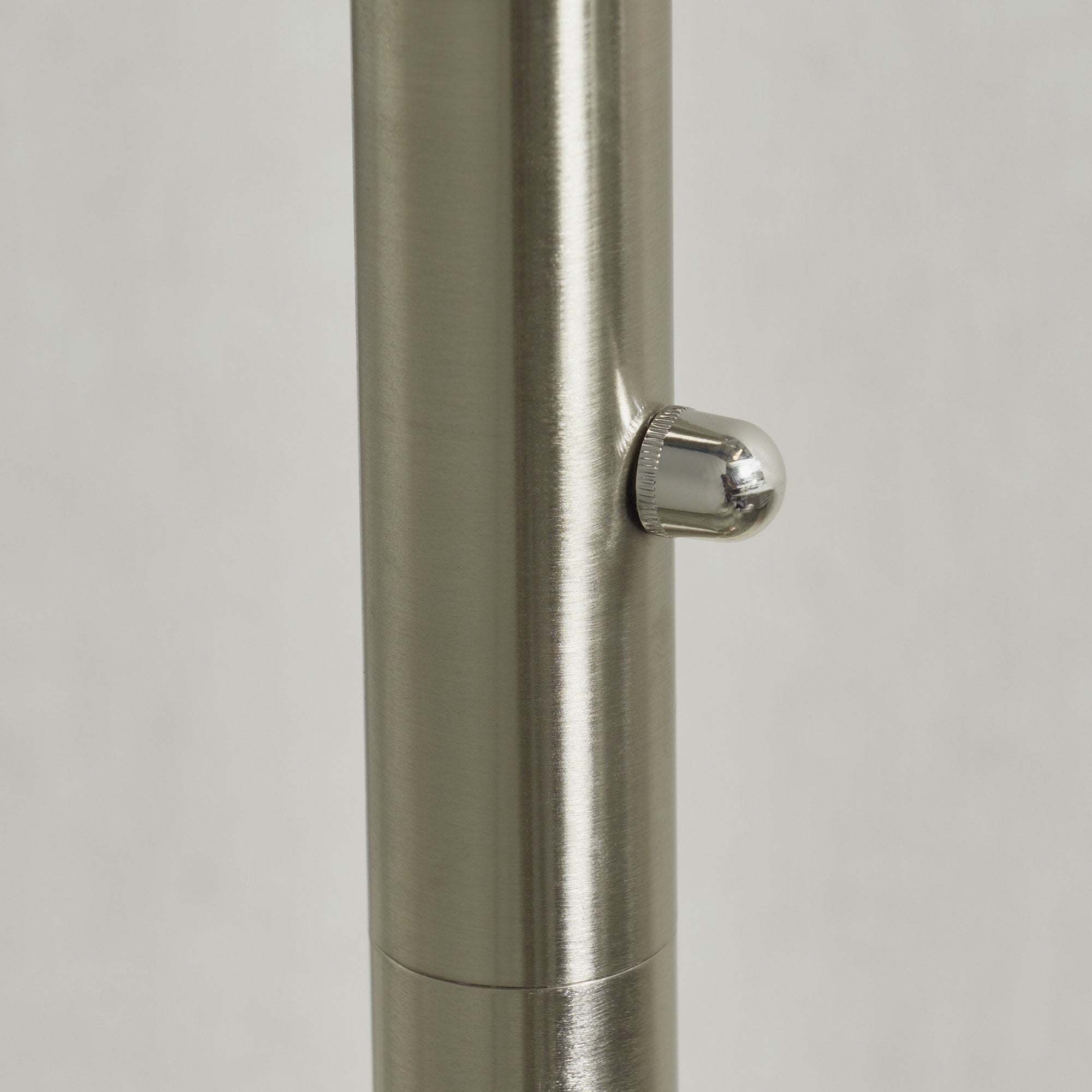 Endon Jaspa 5 Light Floor Lamp - Satin Nickel Plate & White Glass