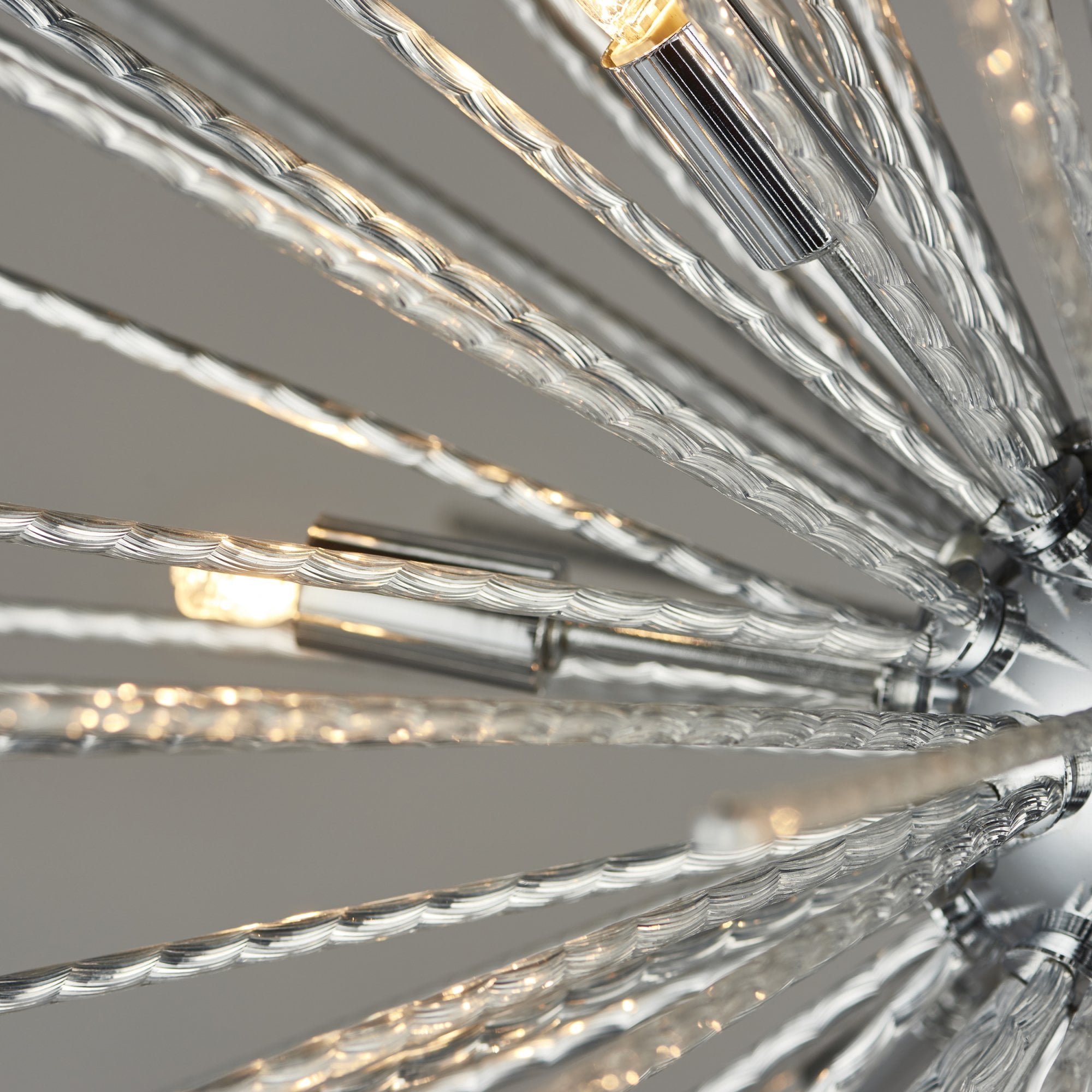 Endon Lena 9 Light Pendant - Chrome Plate