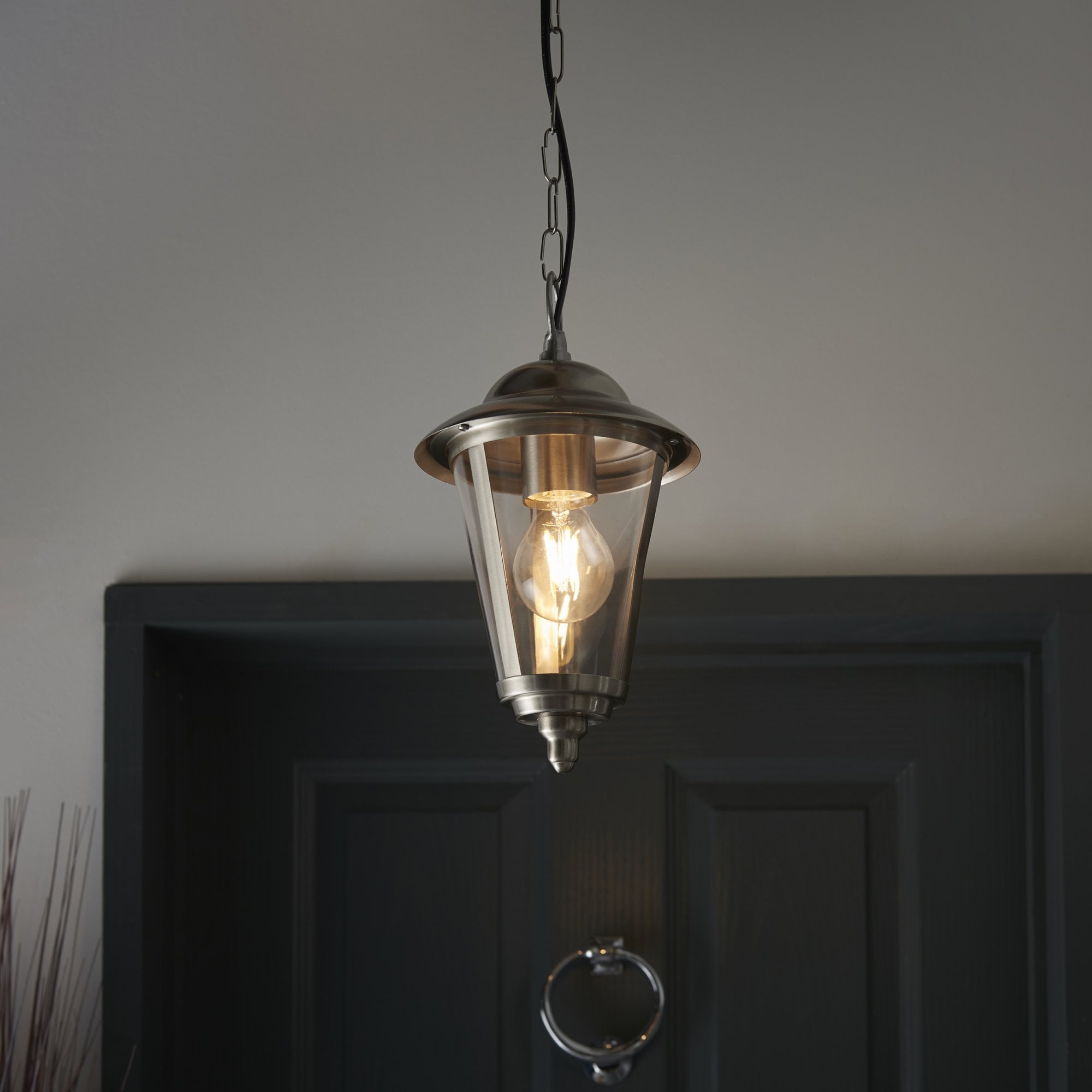 Endon Klien Pendant - Polished Stainless Steel