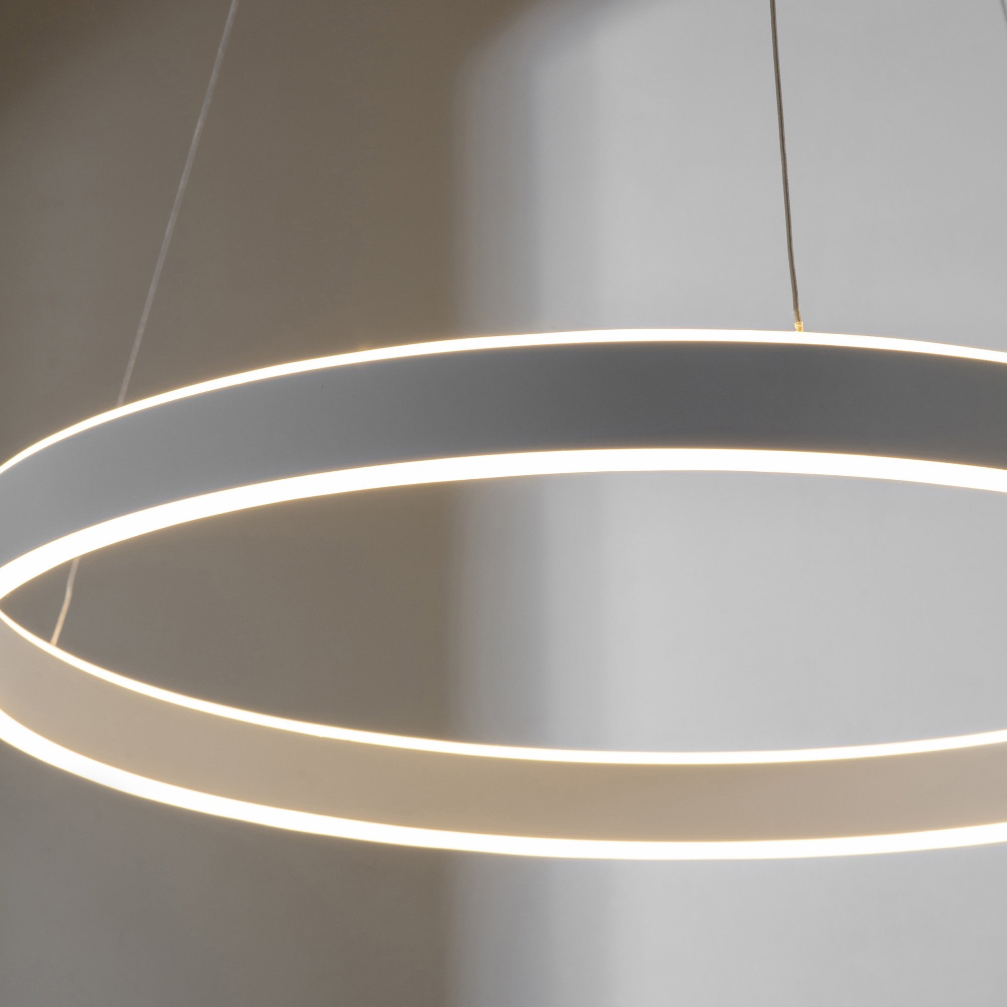 Endon Gen Single Light Pendant - Matt Nickel Plate & Frosted Acrylic