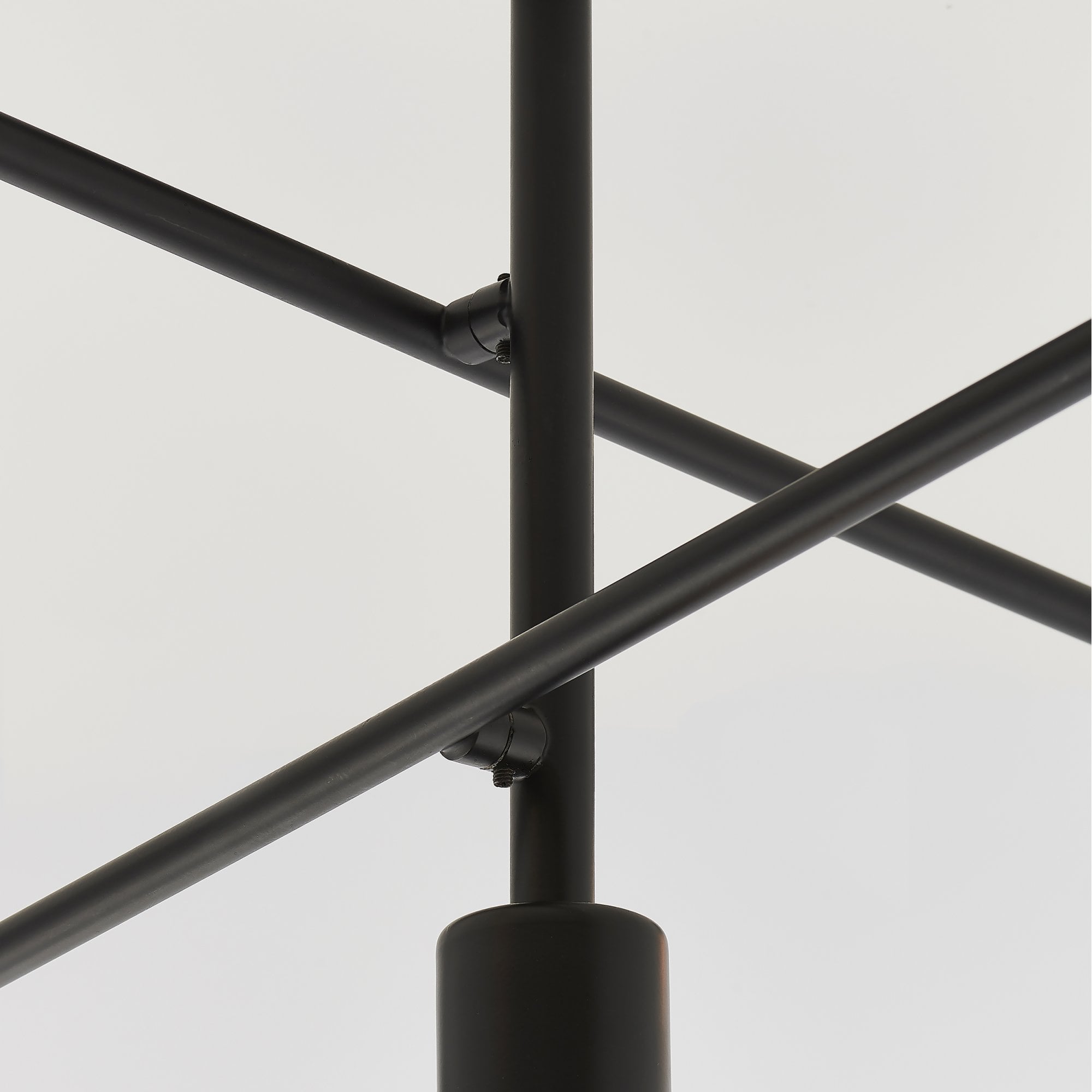 Endon Studio 5 Light Semi Flush Fitting - Matt Black