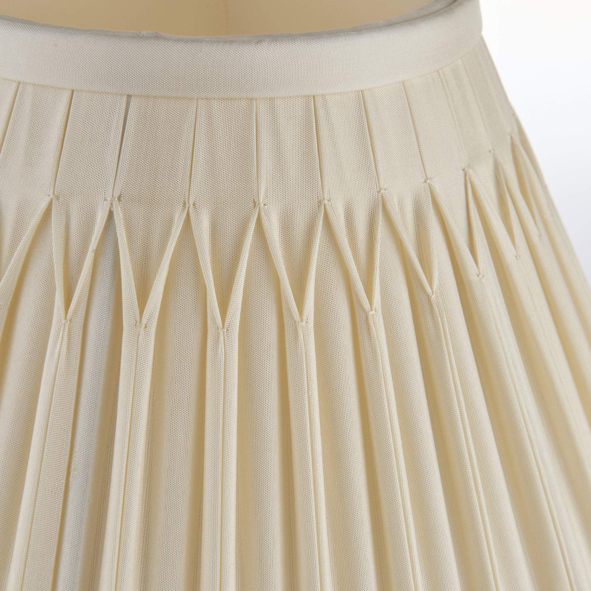 Endon Chatsworth 10" Single Light Shade - Ivory Silk - Shade Only