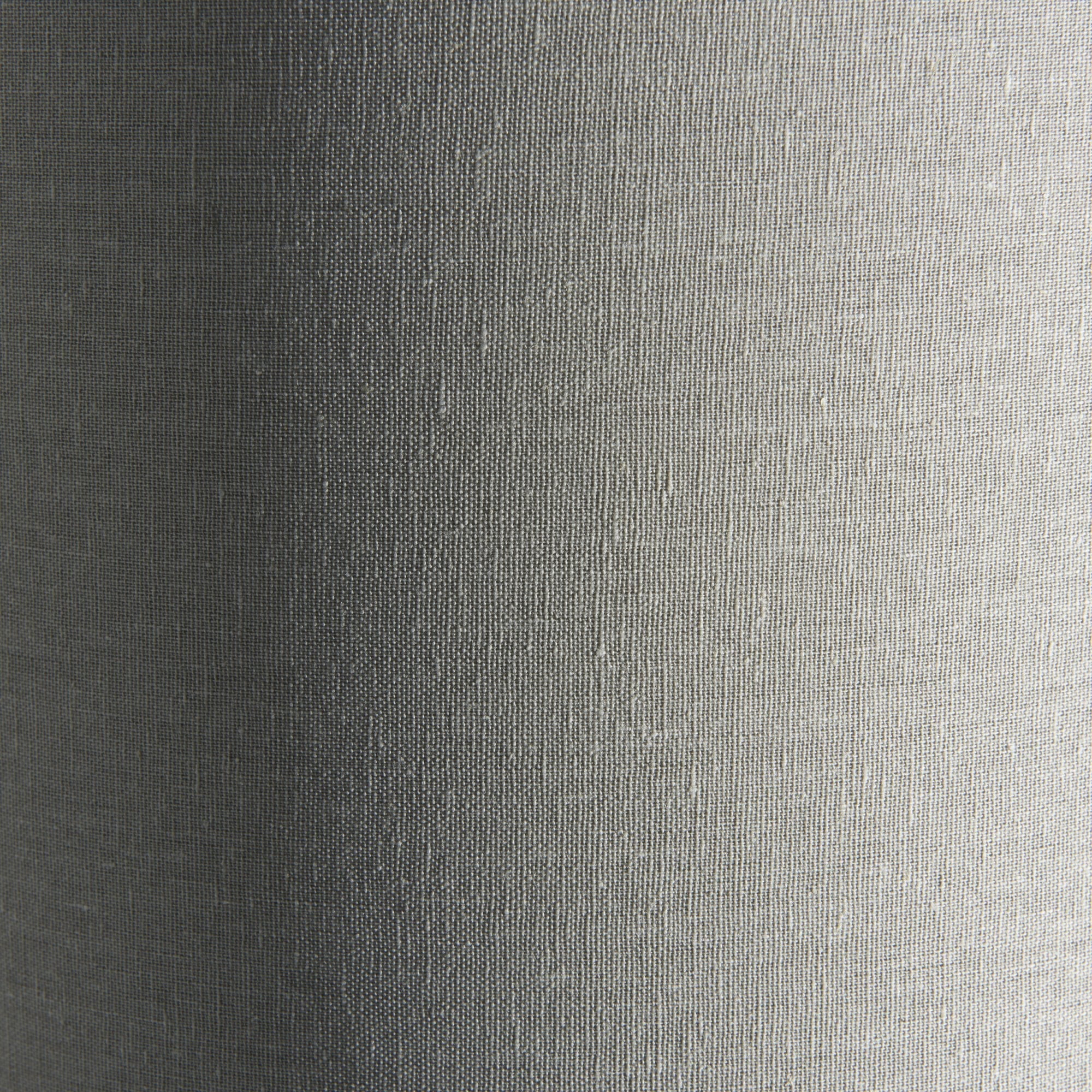 Endon Fraser Single Light Floor Lamp - Satin Brass Plate & Neutral Linen Mix Fabric