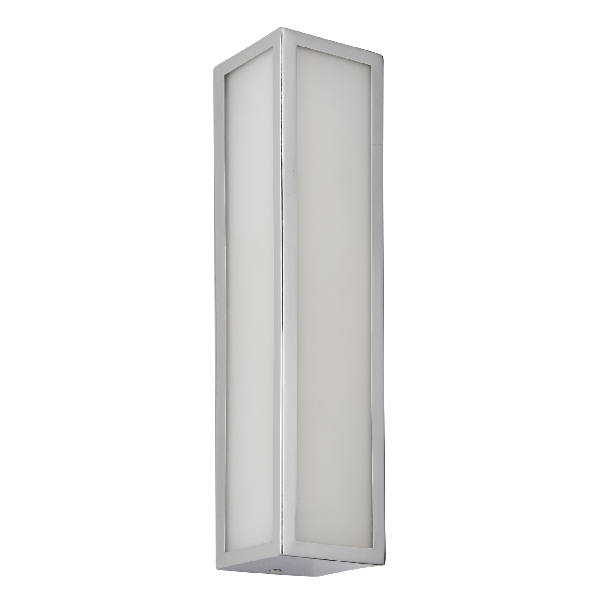Endon Newham 2 Light Wall - Chrome Plate & Frosted Glass