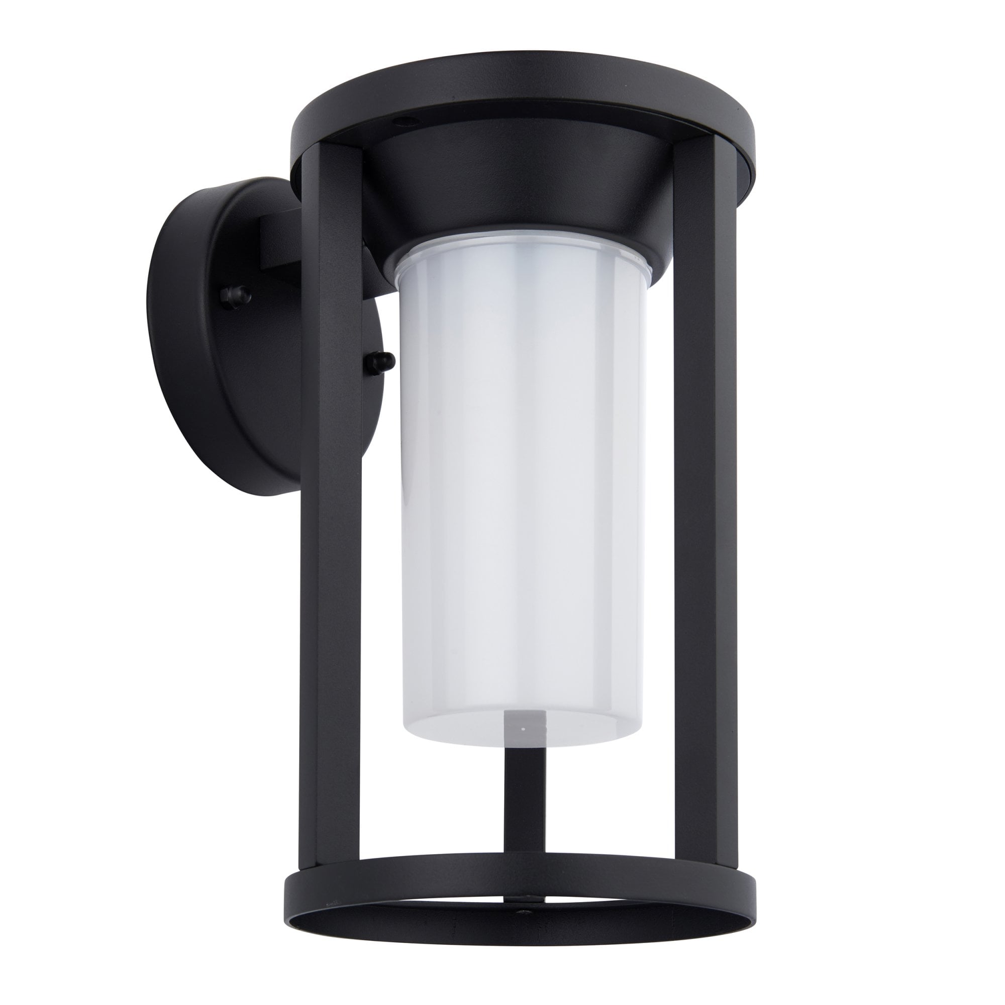 Endon Braden Single Light Wall - Textured Black & White Pc
