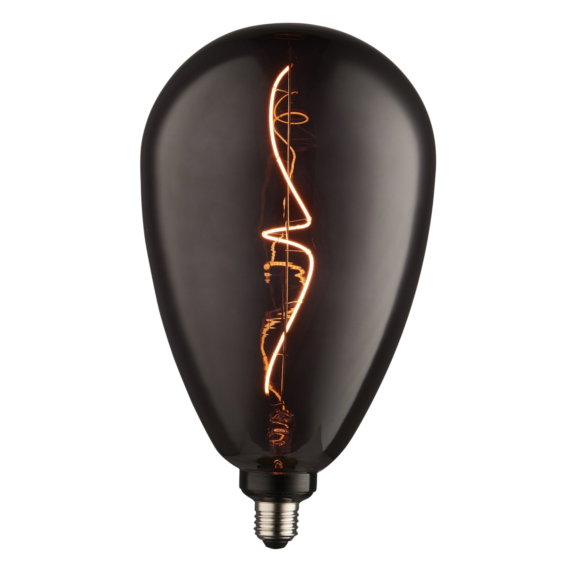 Endon Wisp E27 LED 4W Filament Bulb - 1800K - Non-Dimmable - Smoked Glass