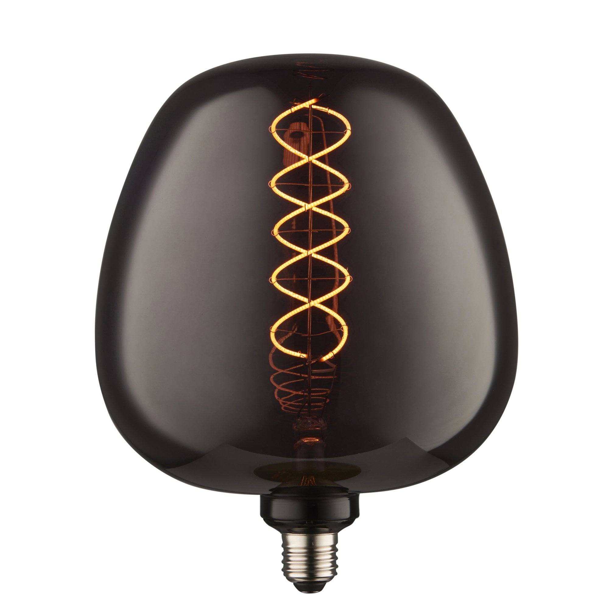 Endon Helix E27 LED 4W Filament Bulb - 1800K - Non-Dimmable - Smoked Glass