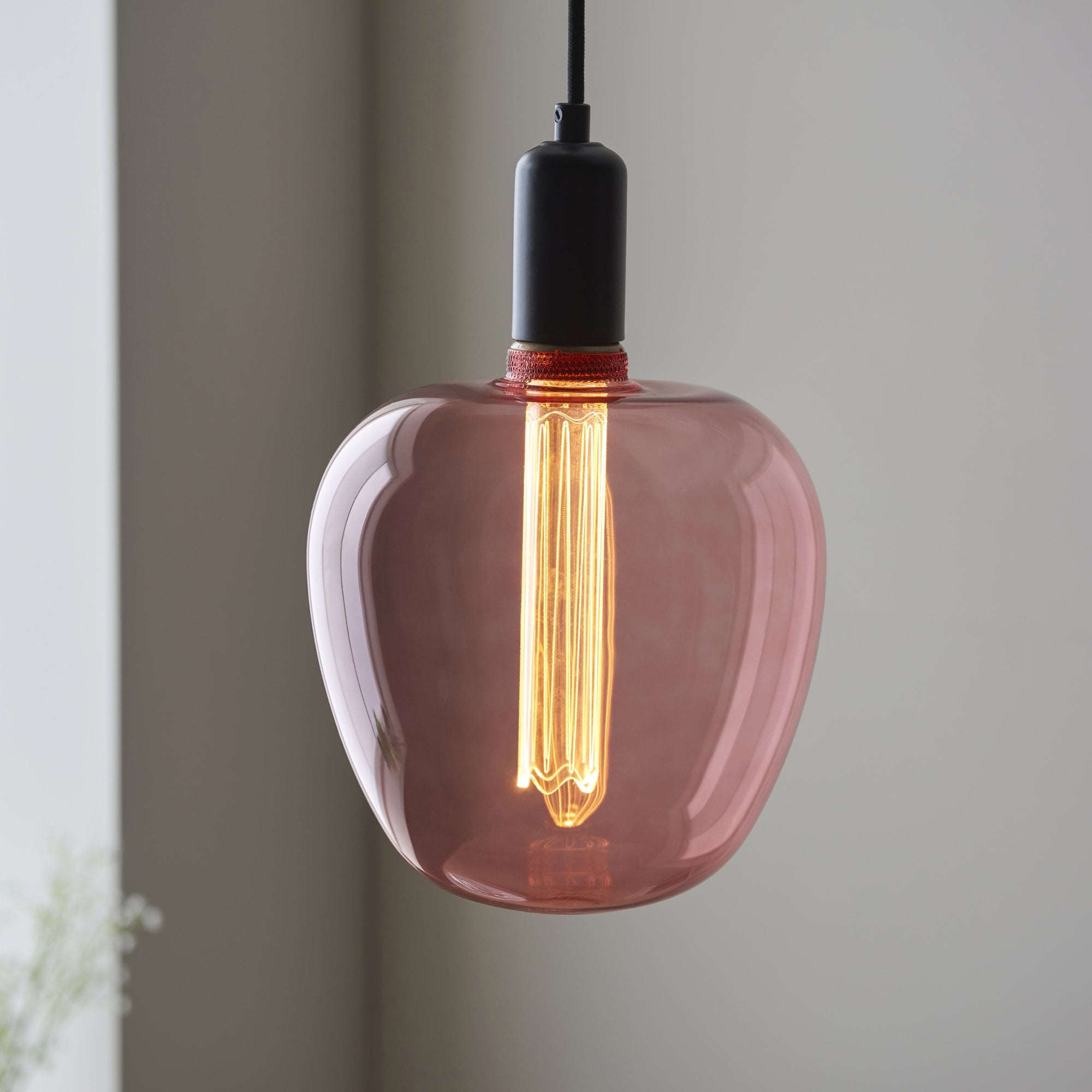 Endon Roves E27 LED 2.8W Anti Glare - 1800K - Non-Dimmable - Pink Tinted