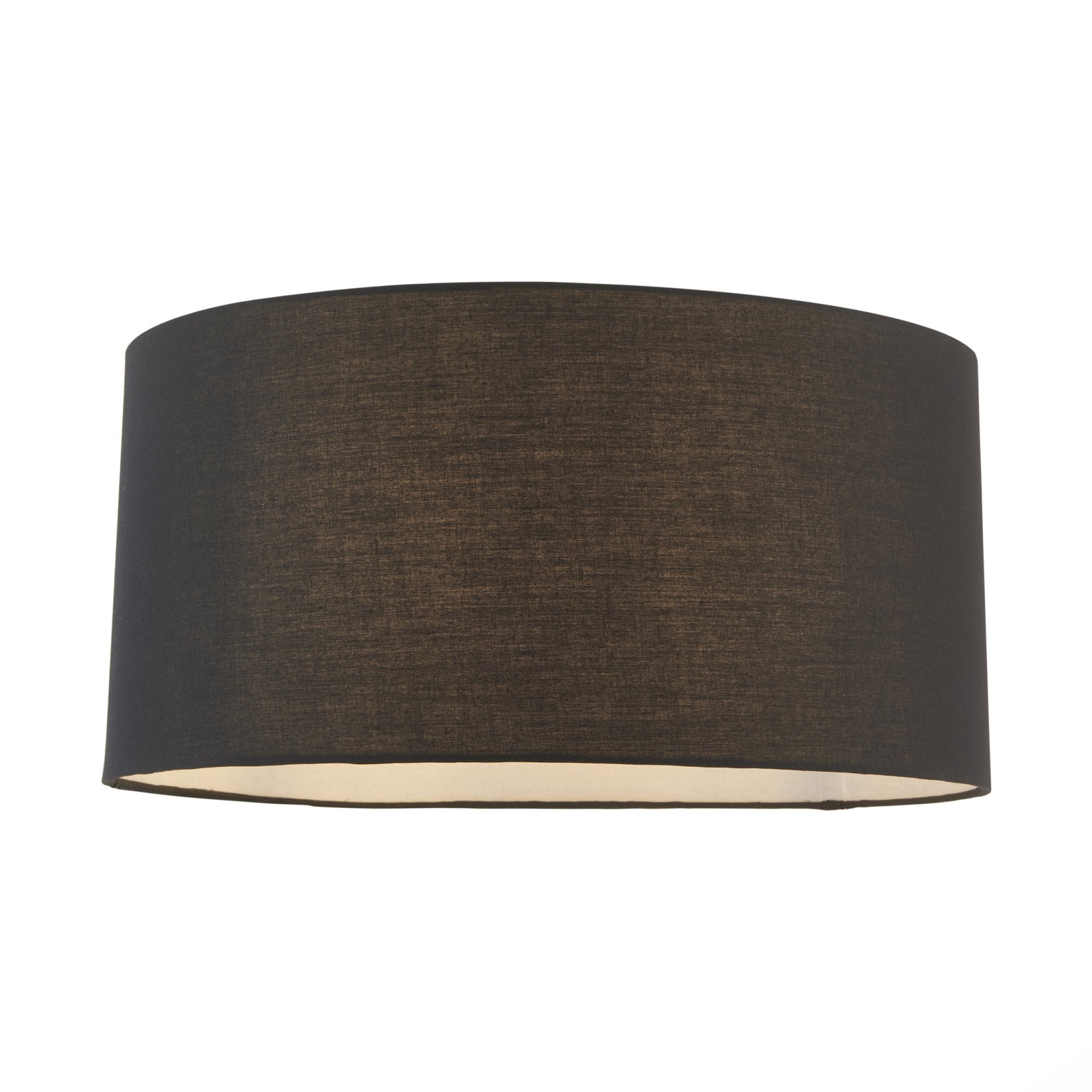 Endon Cylinder 20 Inch Shade - Black Cotton - Shade Only