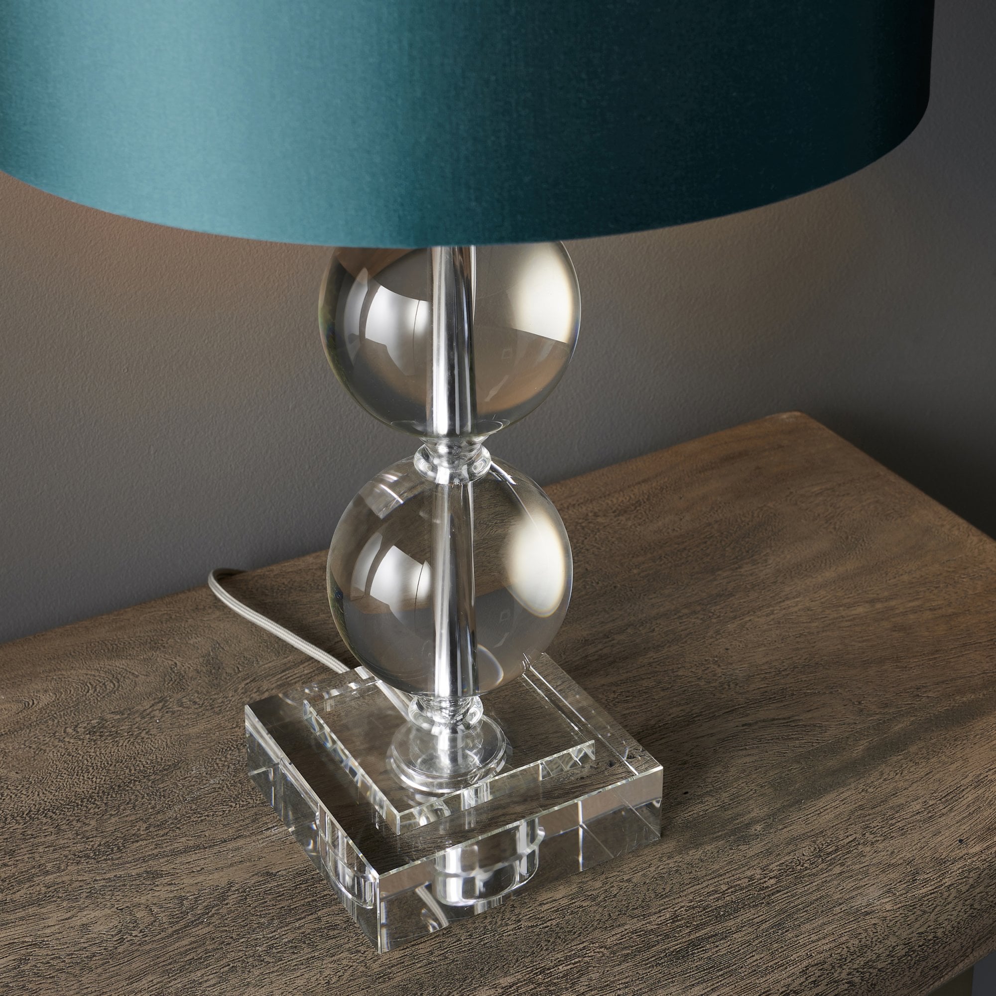 Utopia Neptune Table Lamp - Clear Crystal Base Only - 43cm Tall