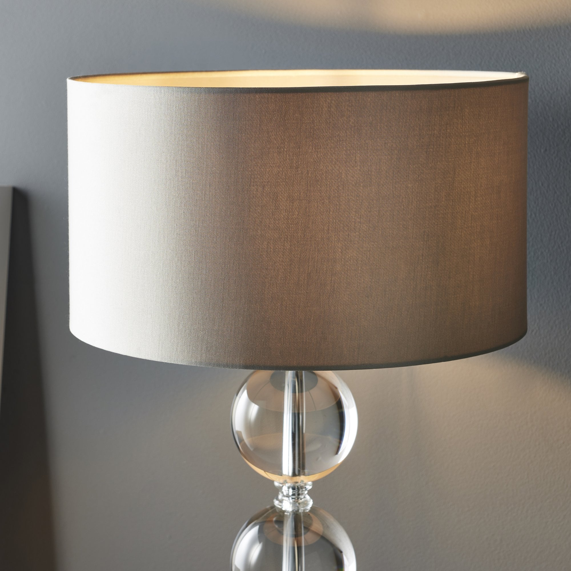 Utopia Neptune Table Lamp - Clear Crystal - Base Only - 56cm Tall