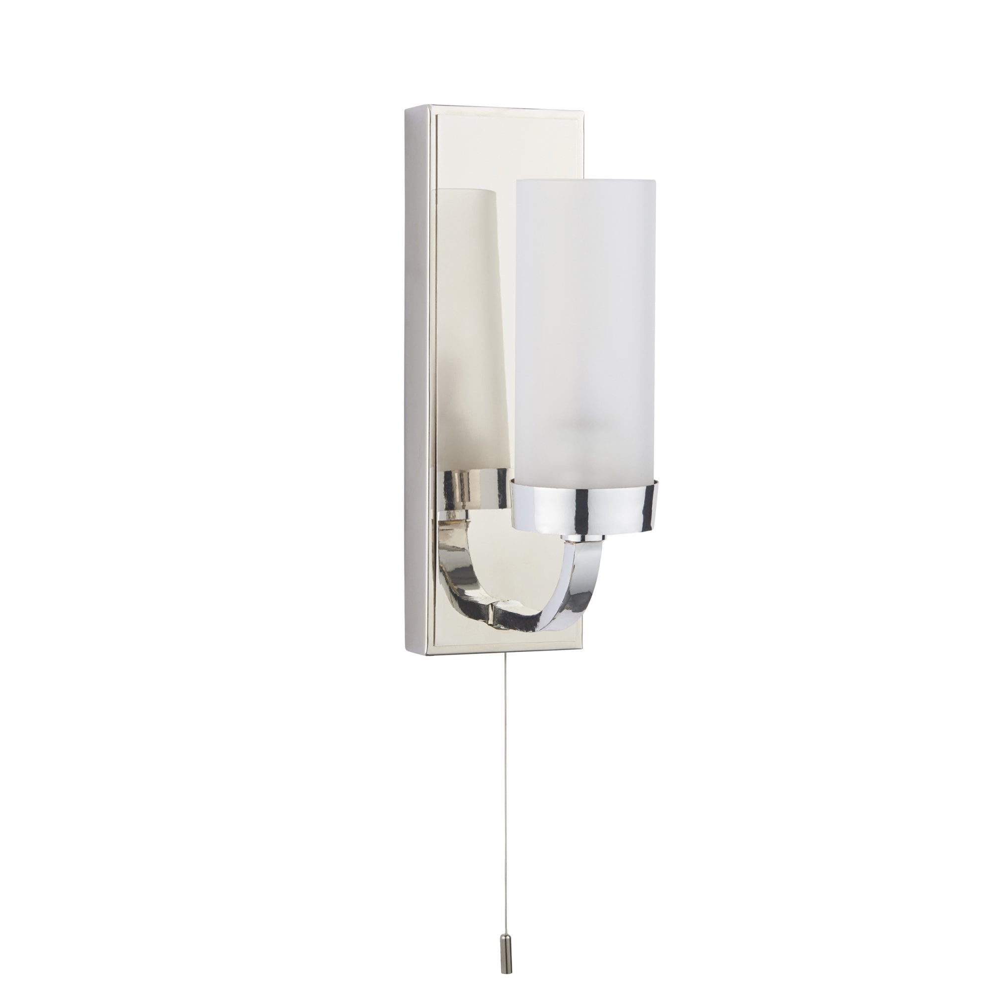 Endon Edrea IP44 Bathroom Light - Chrome With Frosted Glass Shade