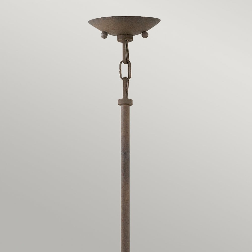 Hinkley Carson Single Light Pendant - Olde Black