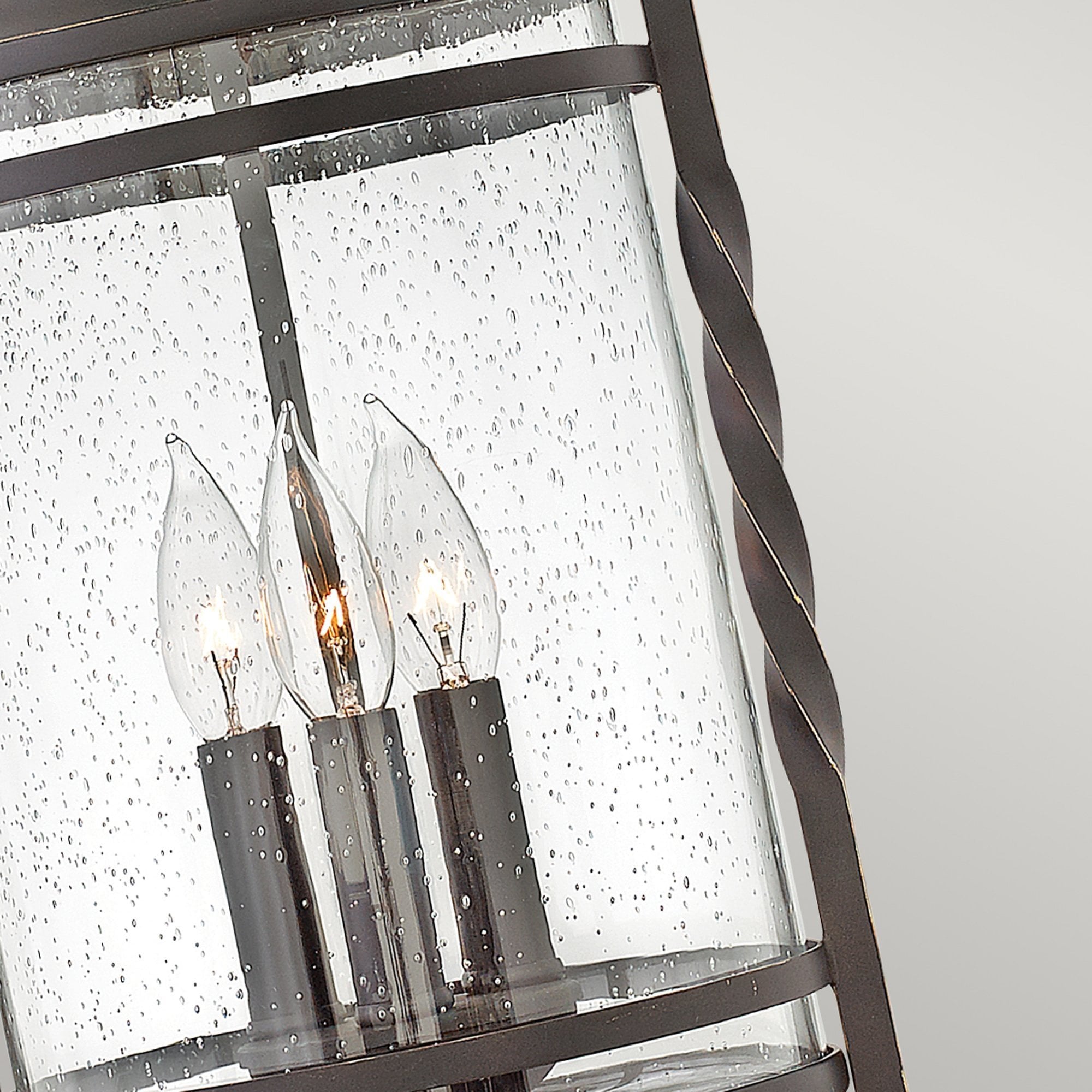 Hinkley Casa 3 Light Chain Lantern - Olde Black
