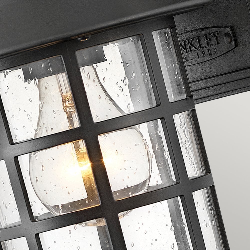 Hinkley Freeport Single Small Wall Lantern - Textured Black
