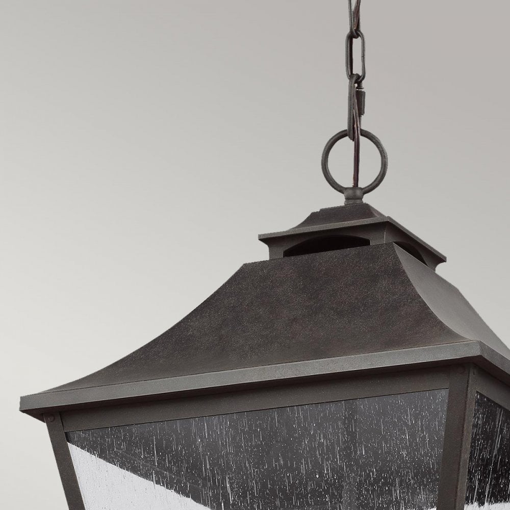 Feiss Galena 4 Light Chain Lantern - Sable
