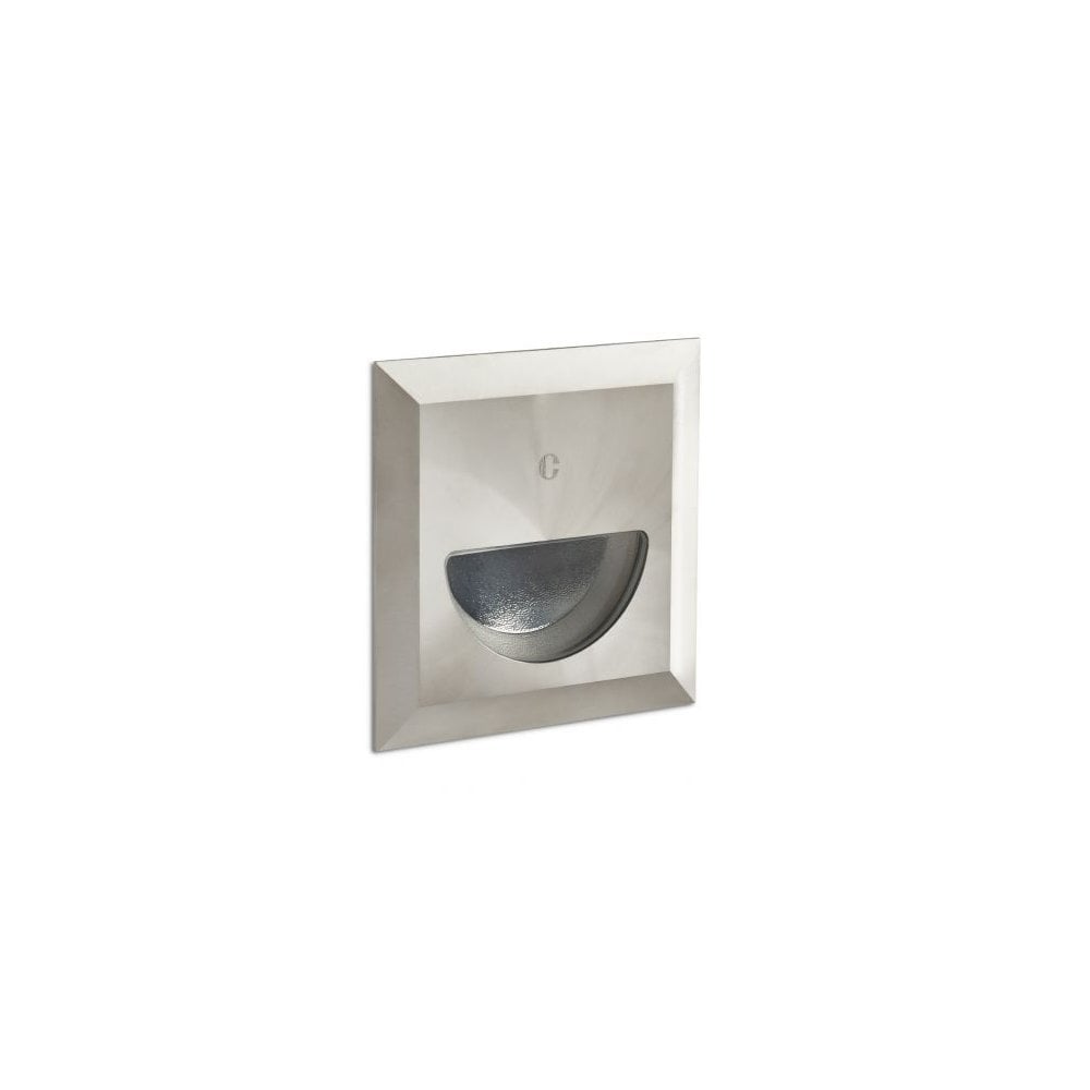 Collingwood WL342 Asymmetric Straight to Mains Brush Finish Step Light - Stainless Steel