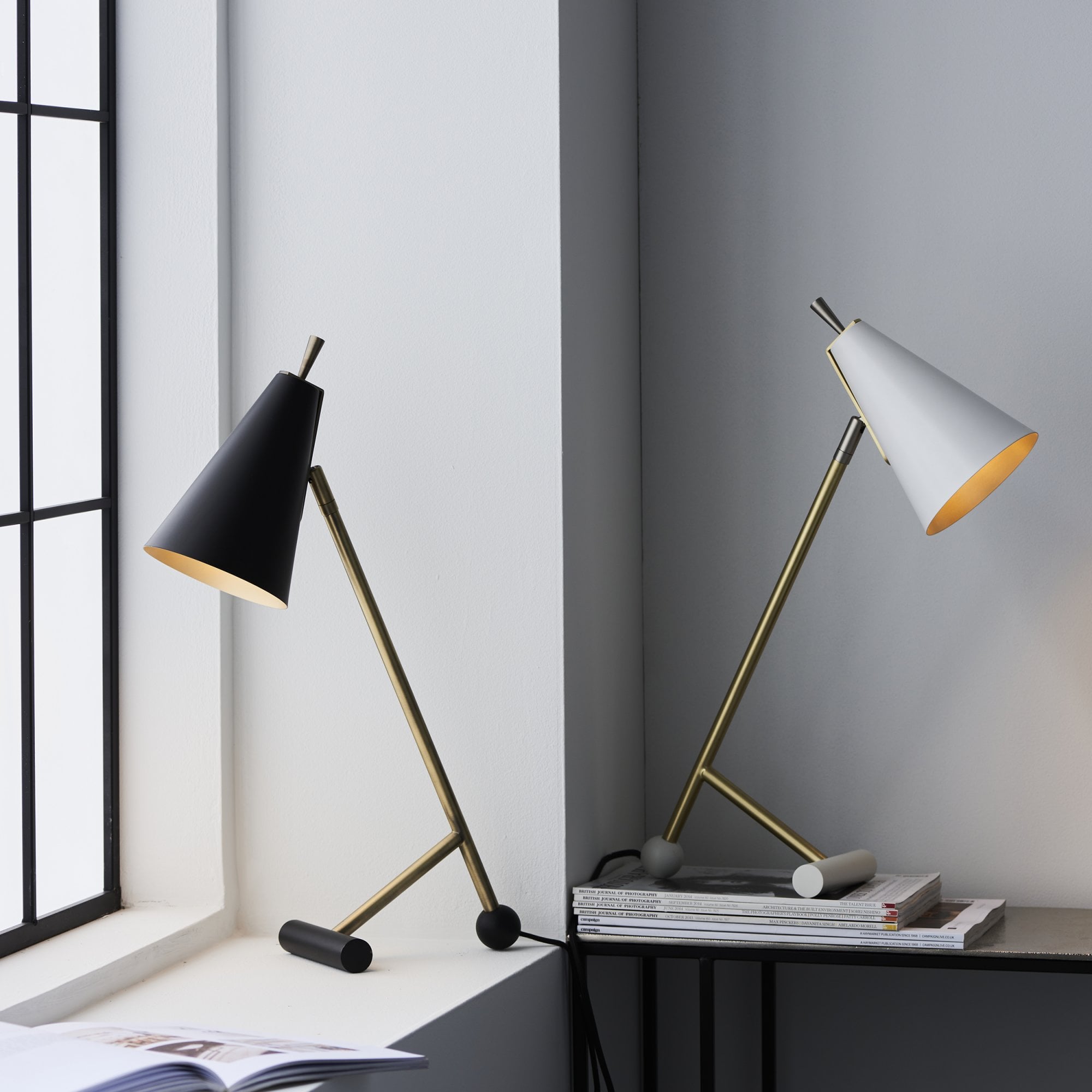 Utopia Robot Reading Lamp - Matt Black
