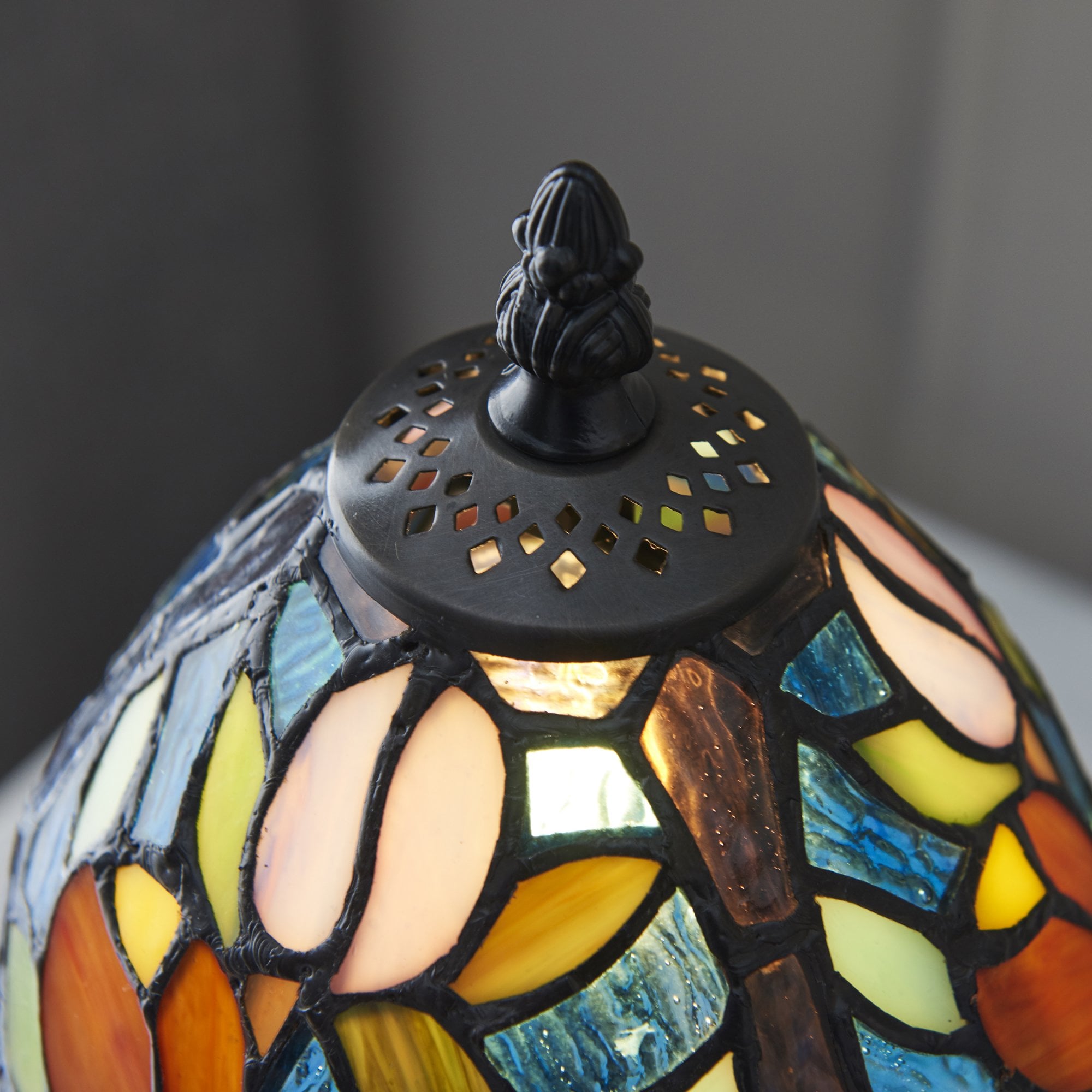 Interiors 1900 Sylvette Mini Table Lamp - Tiffany Glass