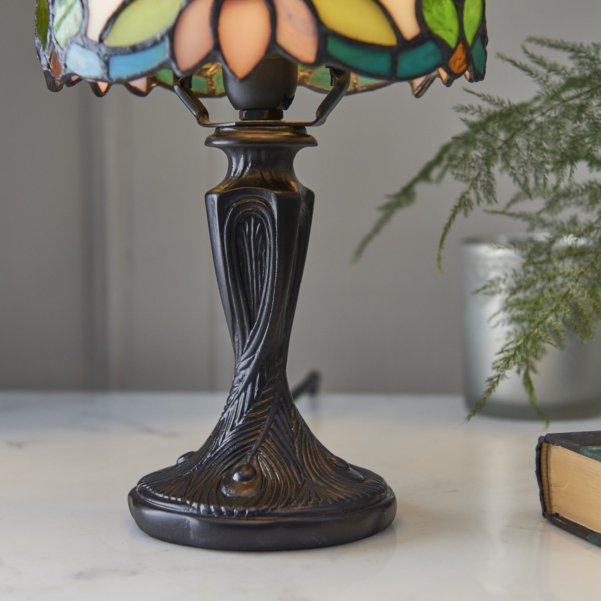 Interiors 1900 Sylvette Mini Table Lamp - Tiffany Glass