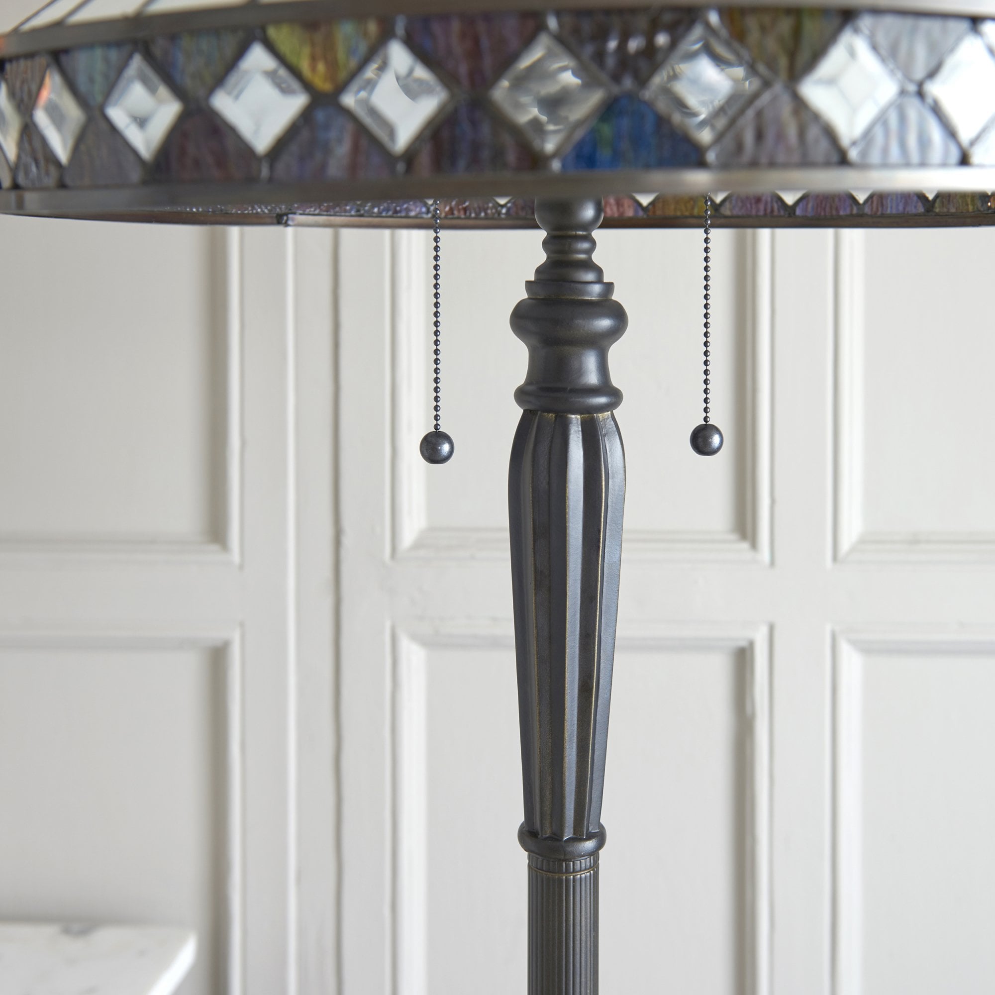 Interiors 1900 Fargo Floor Lamp - Tiffany Glass