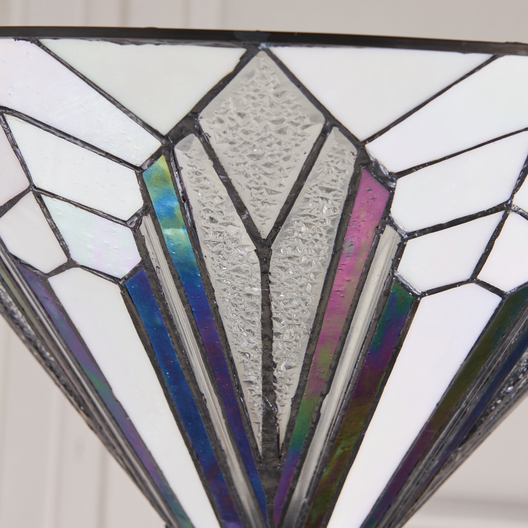 Interiors 1900 Astoria UpLighter Floor Lamp - Tiffany Glass