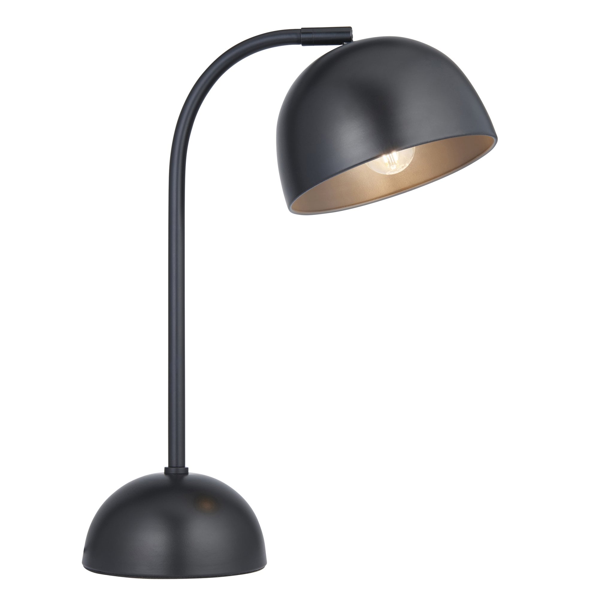 Endon Brodey Single Table Lamp - Matt Black