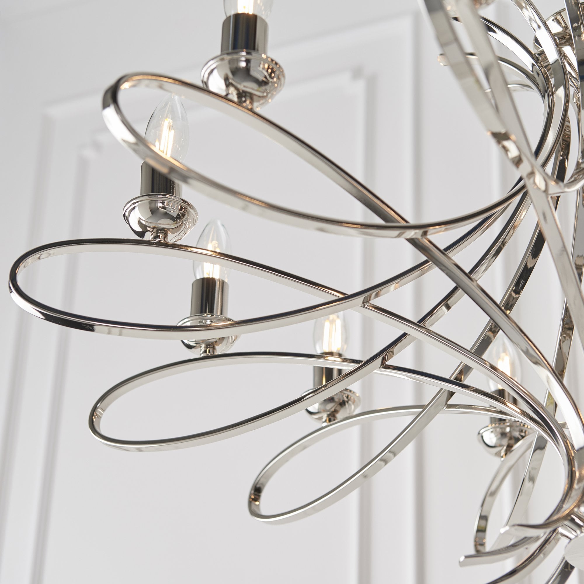 Interiors 1900 Penn 12 Light Pendant - Nickel