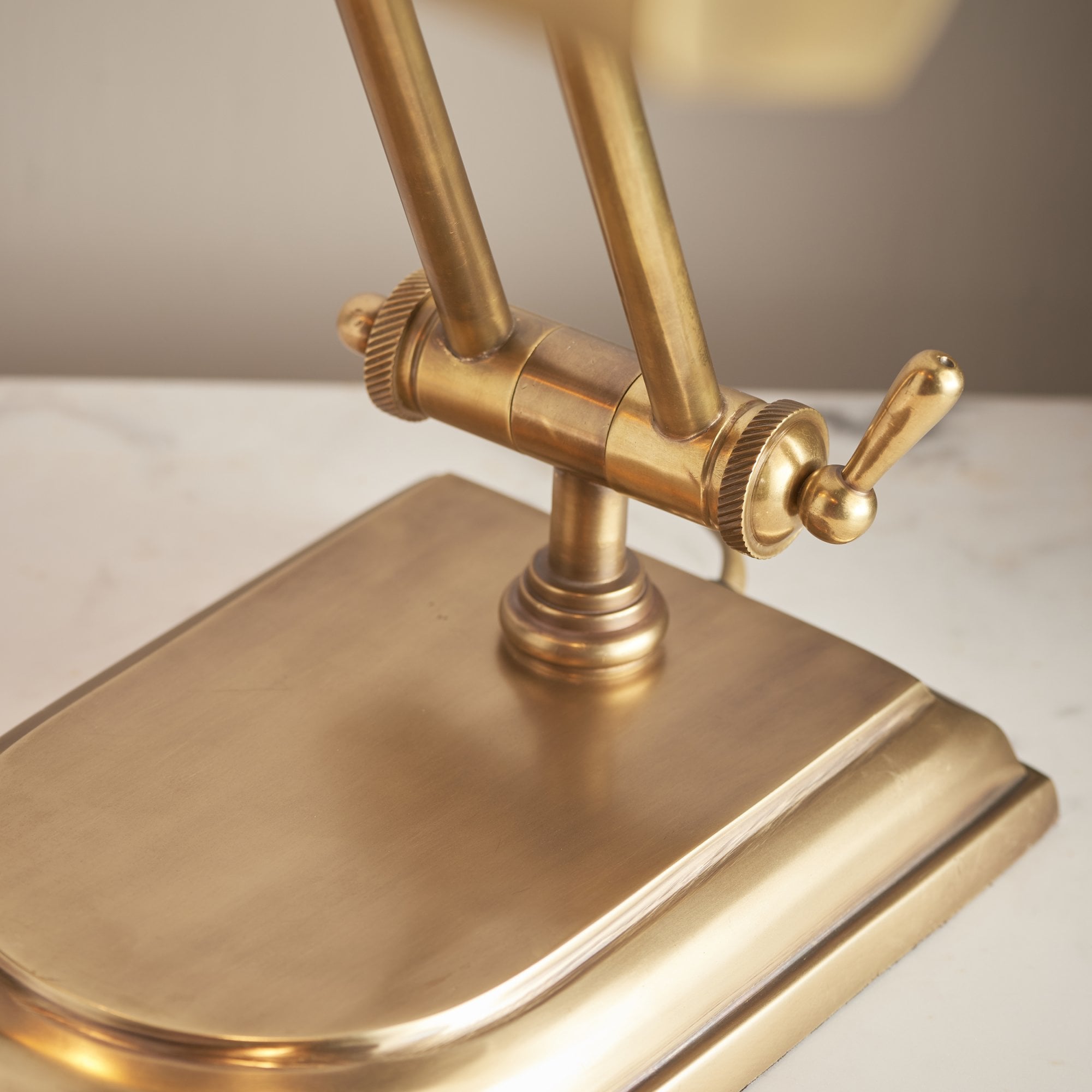 Interiors 1900 Winchester 2 Light Table Lamp - Solid Mellow Brass