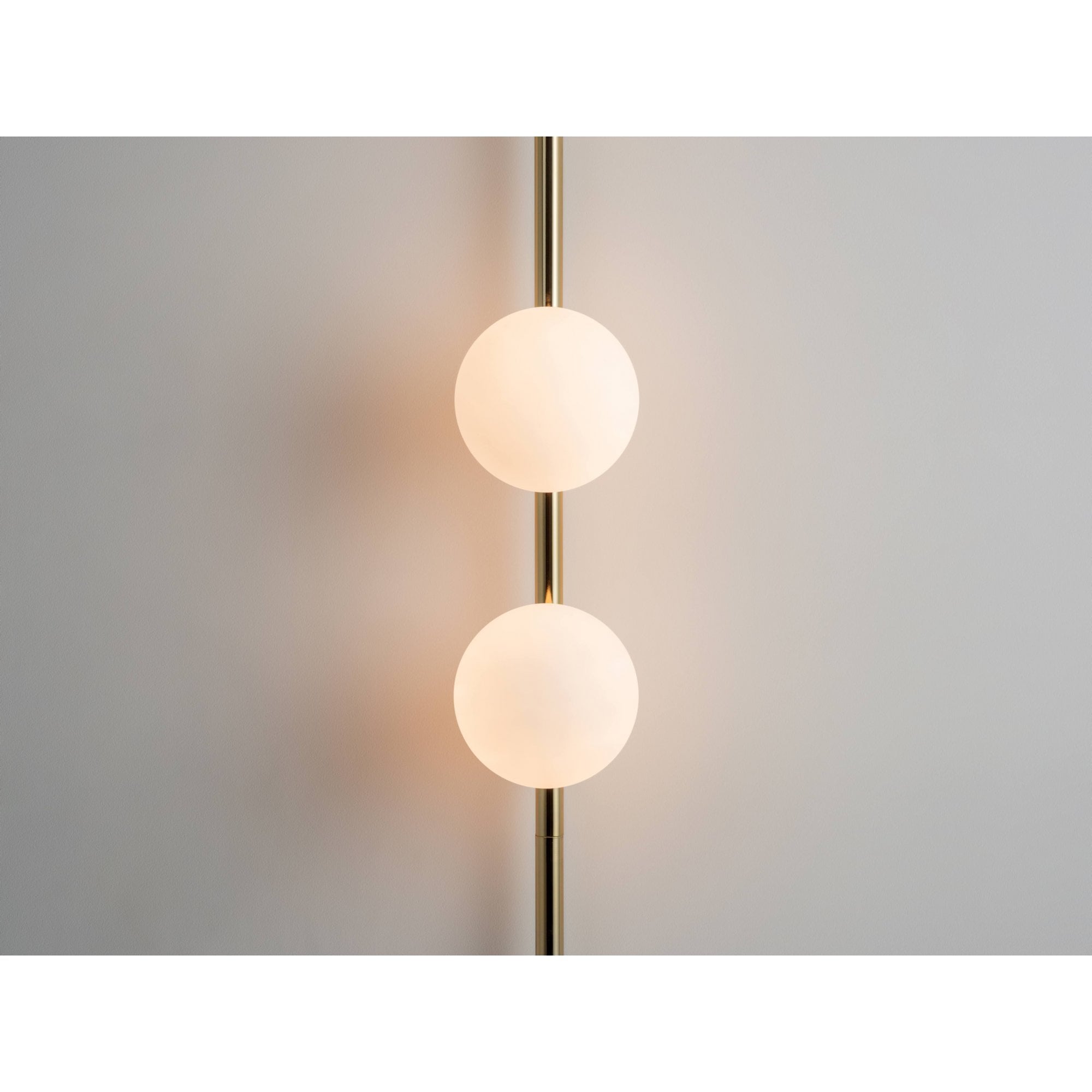 houseof. Bar Opal Ball Wall Light - Brass