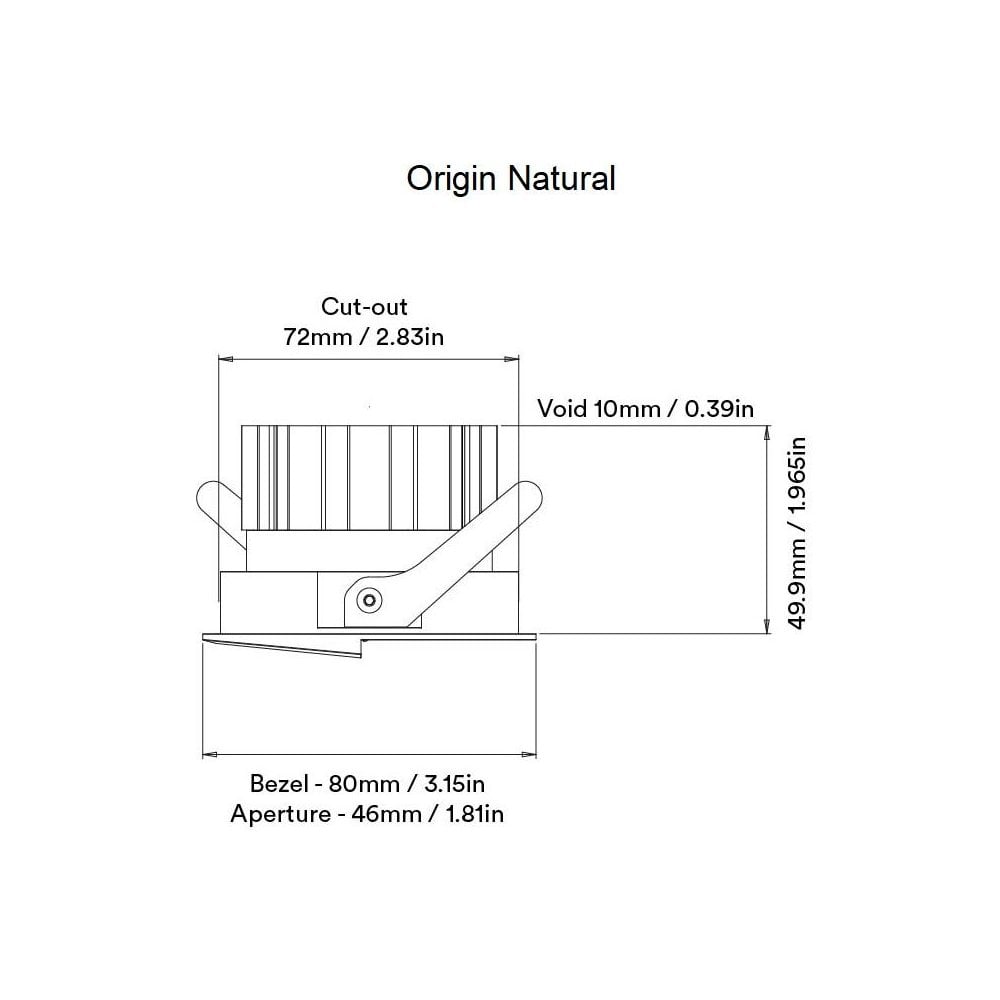 Orluna Muro Wall Washer - Exceptionally Sharp Edge