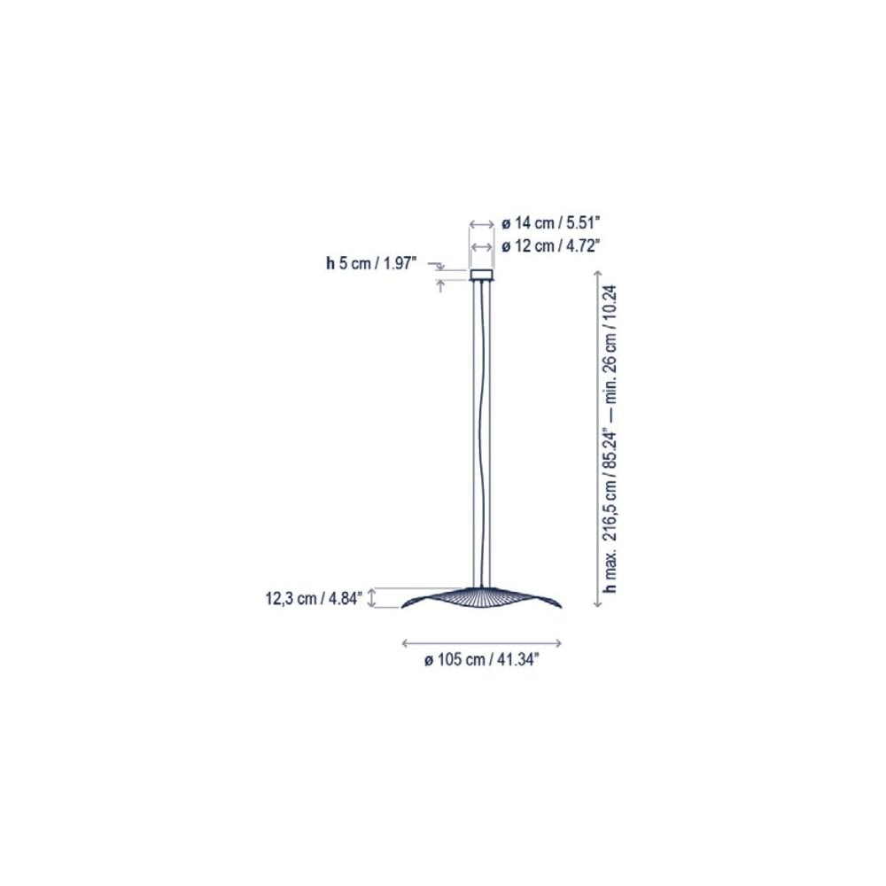Bover Mediterránia S/105 Outdoor Pendant