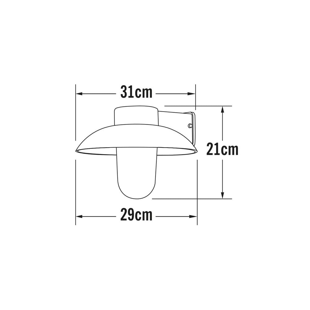 Konstsmide Mani Wall Light - Matt White
