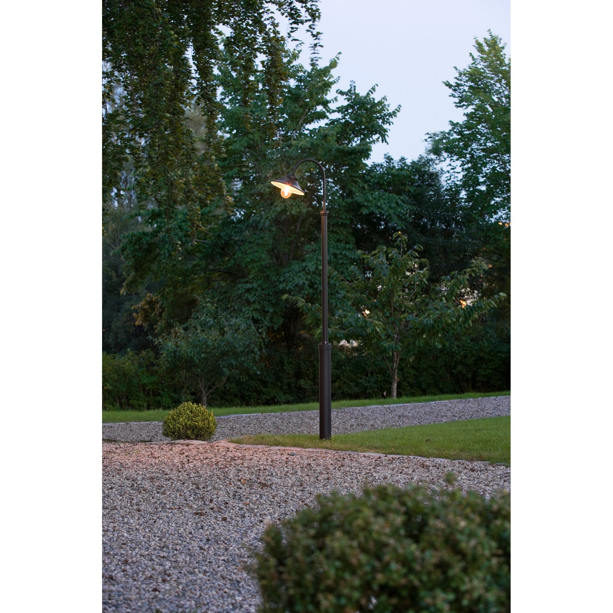Konstsmide Vega Lampost (With Taurus Column) - Matt Black