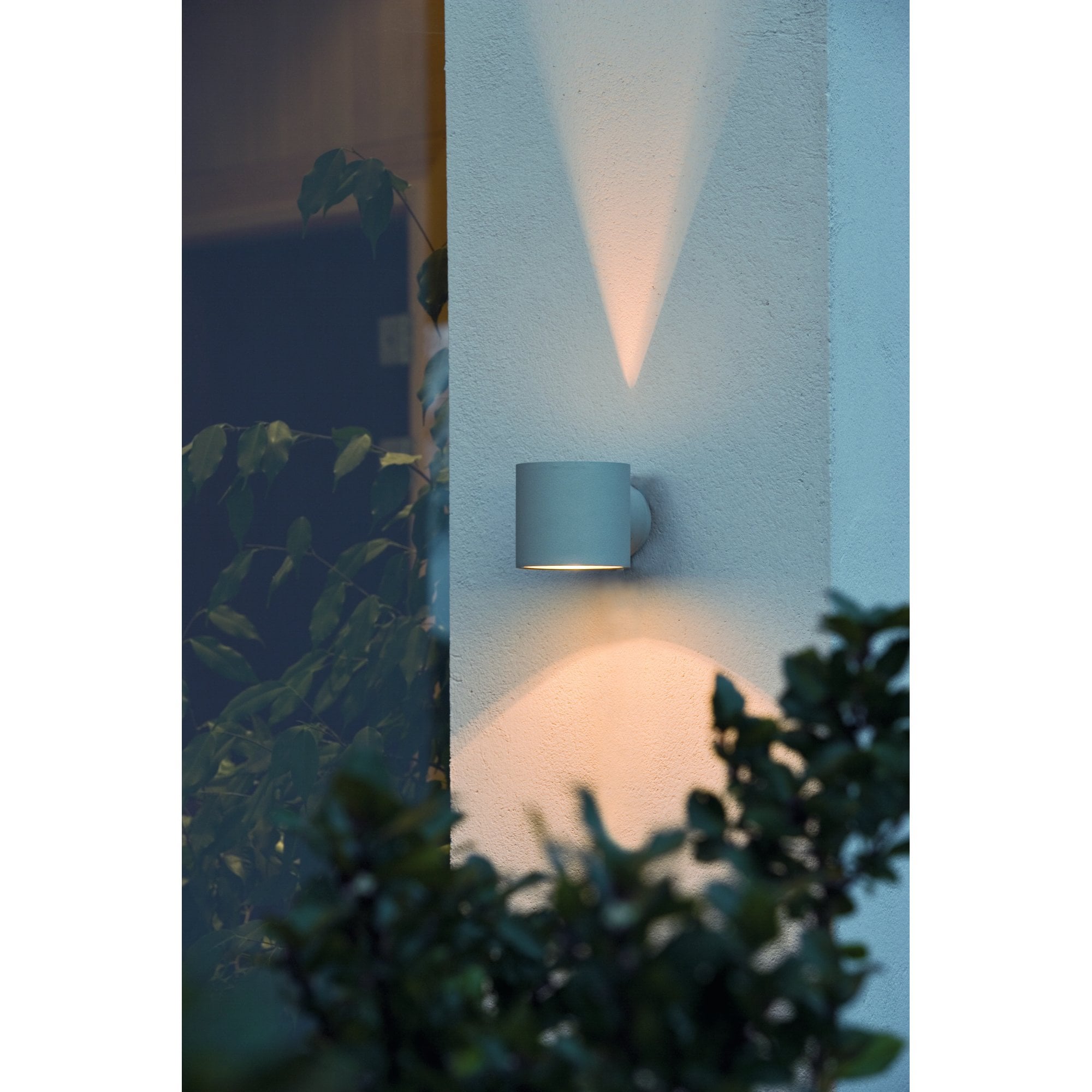 Konstsmide Modena Round Wall Light - Grey