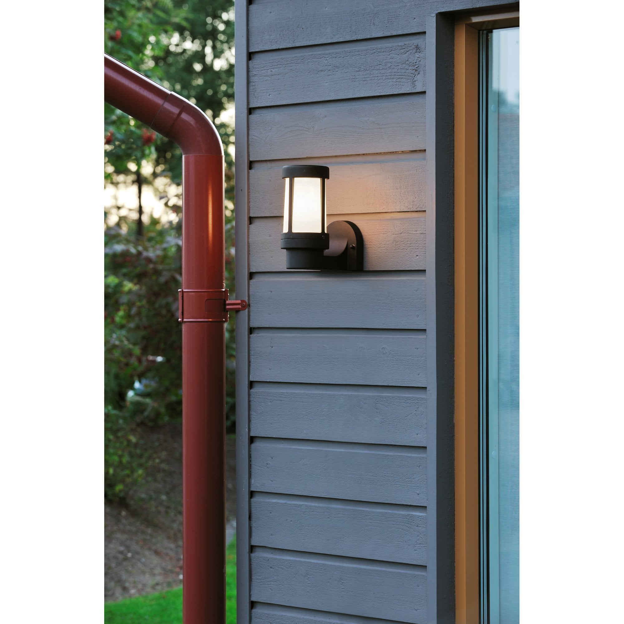 Konstsmide Siena Wall Light - Matt Black