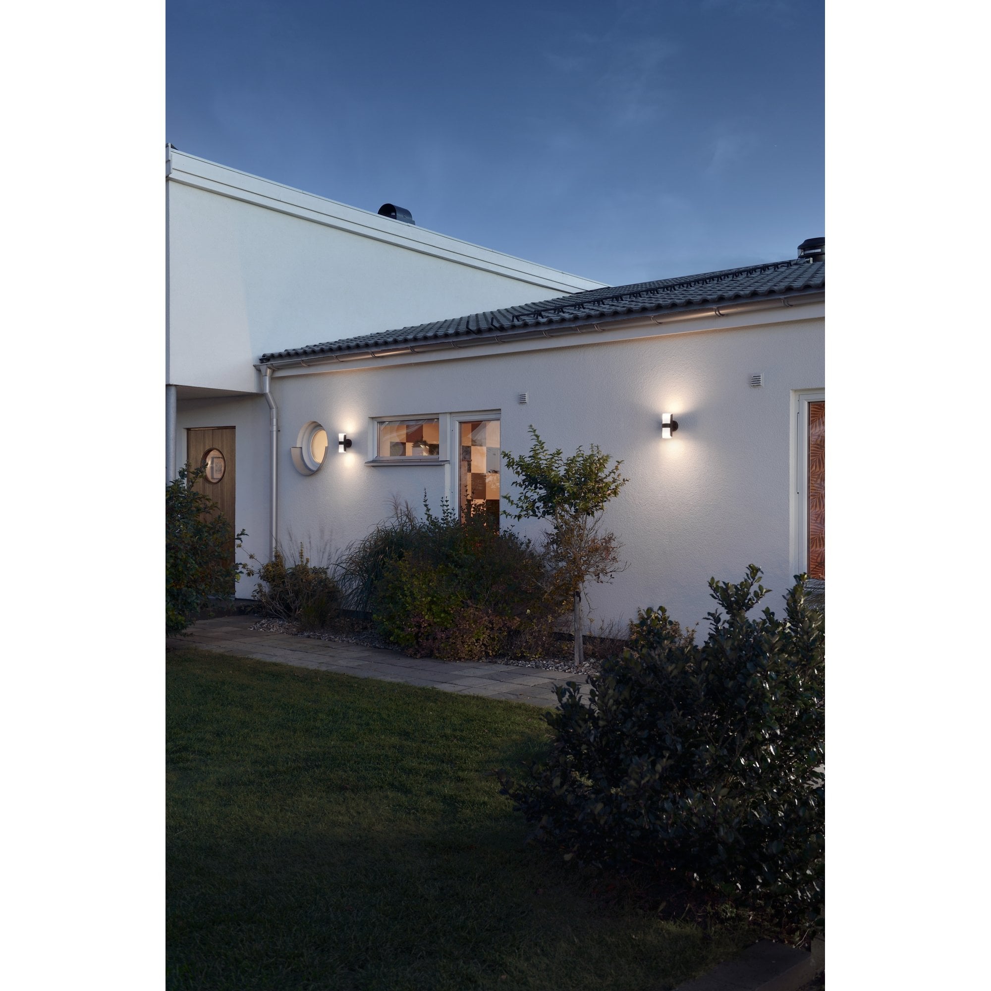 Konstsmide Modena Wall Light - Matt Black