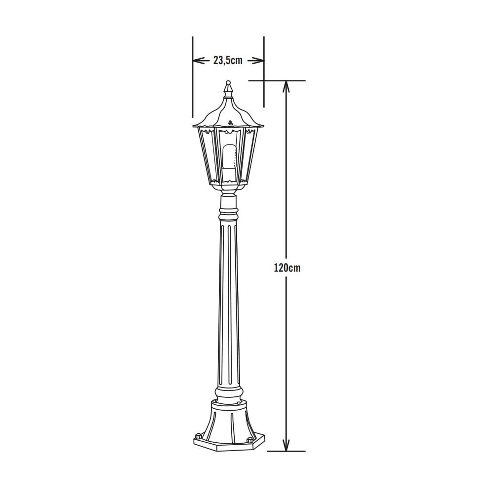 Konstsmide Firenze Pathway Light - Matt Black