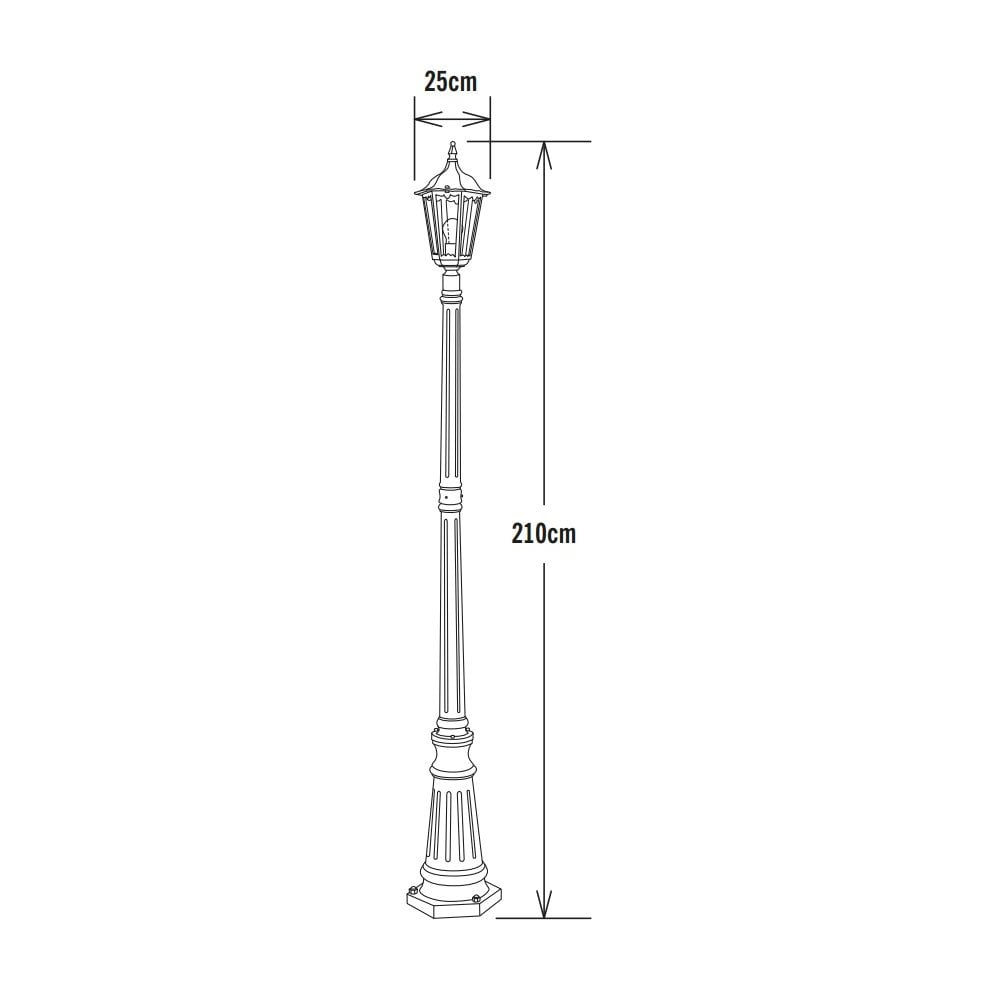 Konstsmide Firenze Column Light - Matt White