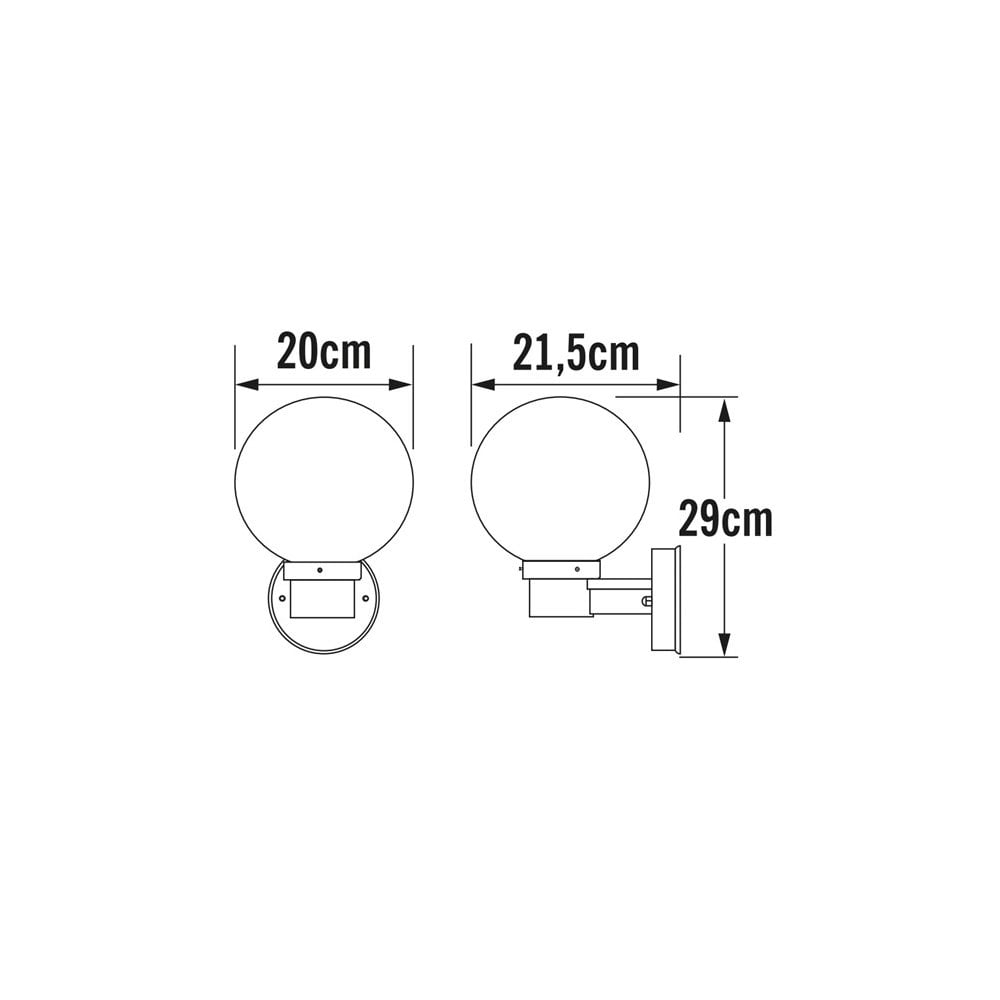 Konstsmide Nemi Up Wall Light with Dusk to Dawn Sensor - Matt White
